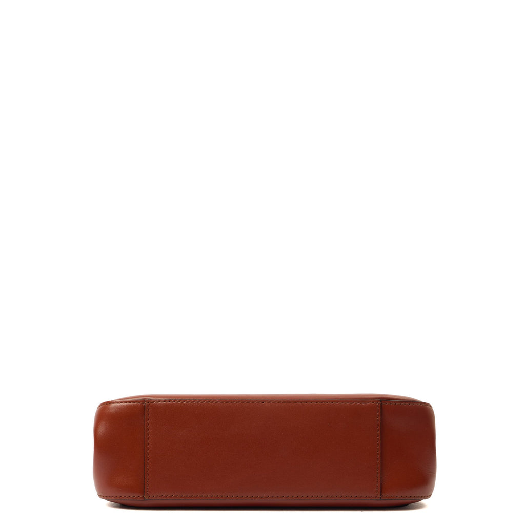 Chloe Shoulder Bag Chloe C - Medium in Sepia Brown, Calfskin Leather