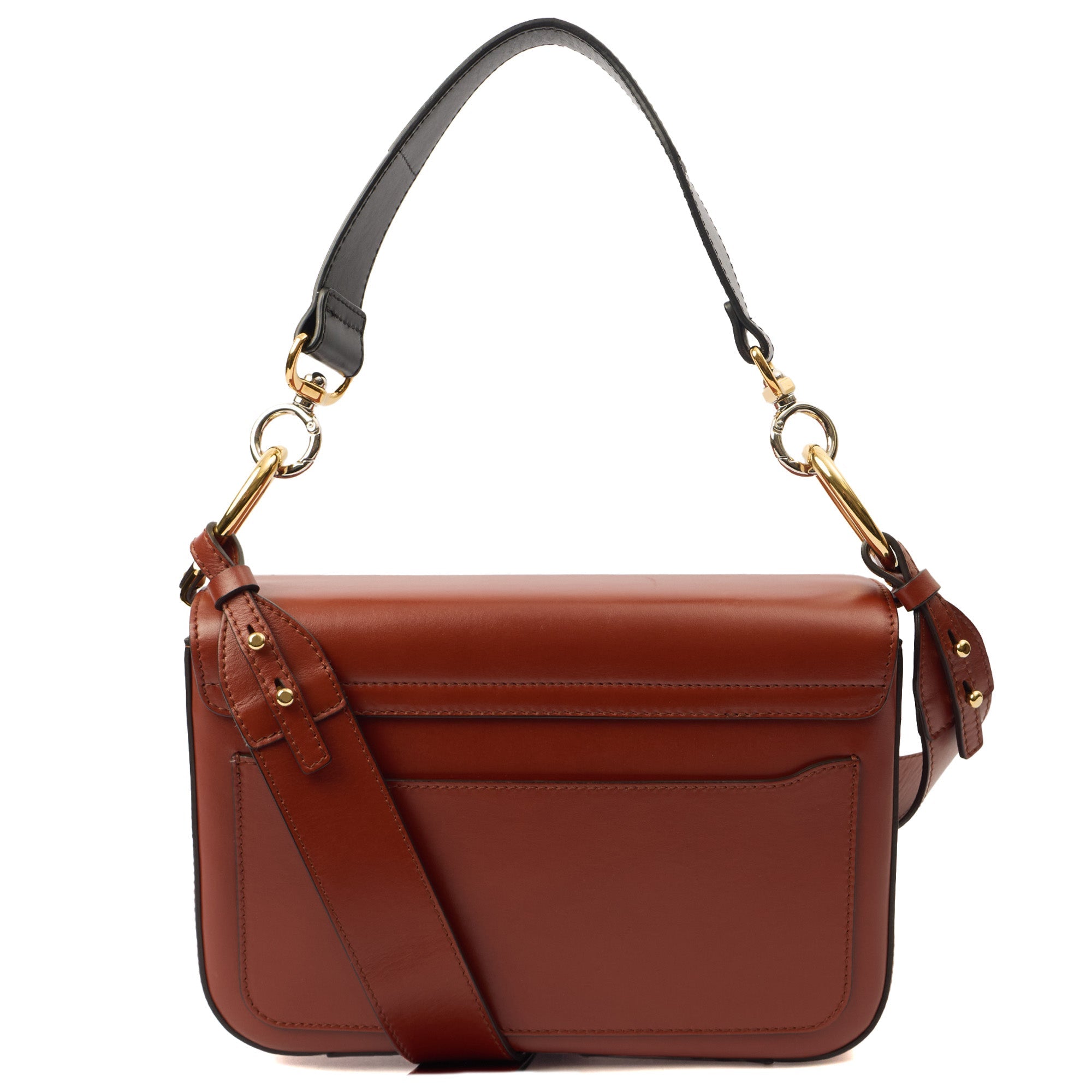 Chloe Shoulder Bag Chloe C - Medium in Sepia Brown, Calfskin Leather
