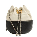 Chanel Bucket Bag Gabrielle Bucket Bag in White, Calfskin Leather