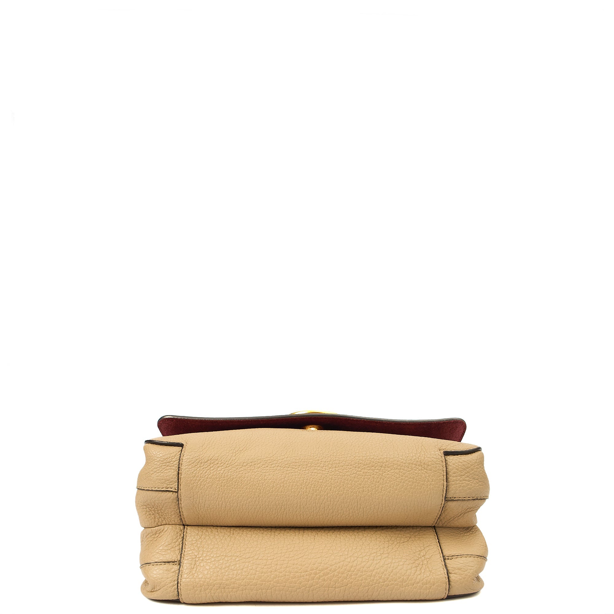 Mulberry Shoulder Bag Marloes Satchel in Brown, Calfskin Leather
