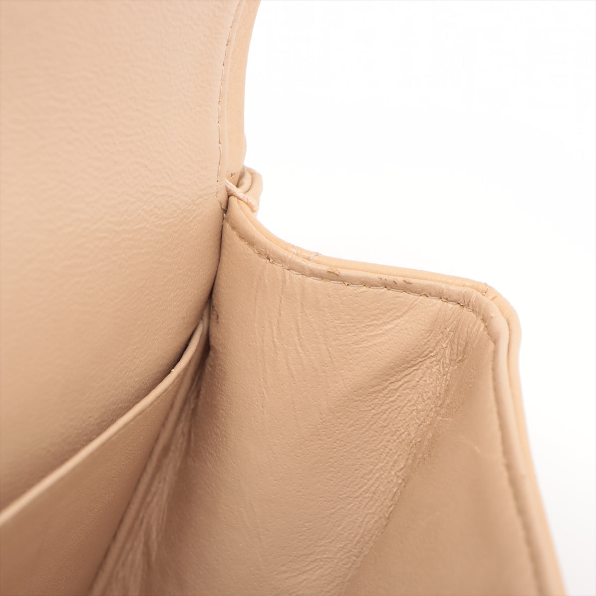 Chanel Classic Flap M/L Medium/Large Caviar Beige - 18 Series