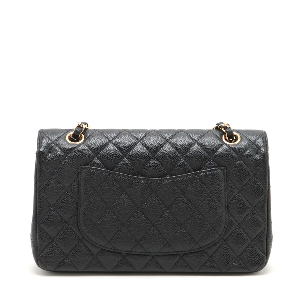 Chanel Classic Flap Medium/Large Caviar Black - Series 13