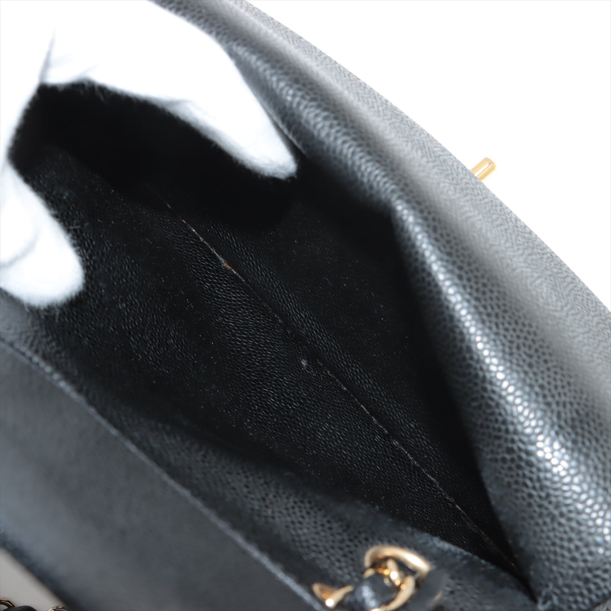 Chanel Classic Flap Medium/Large Caviar Black - Series 13