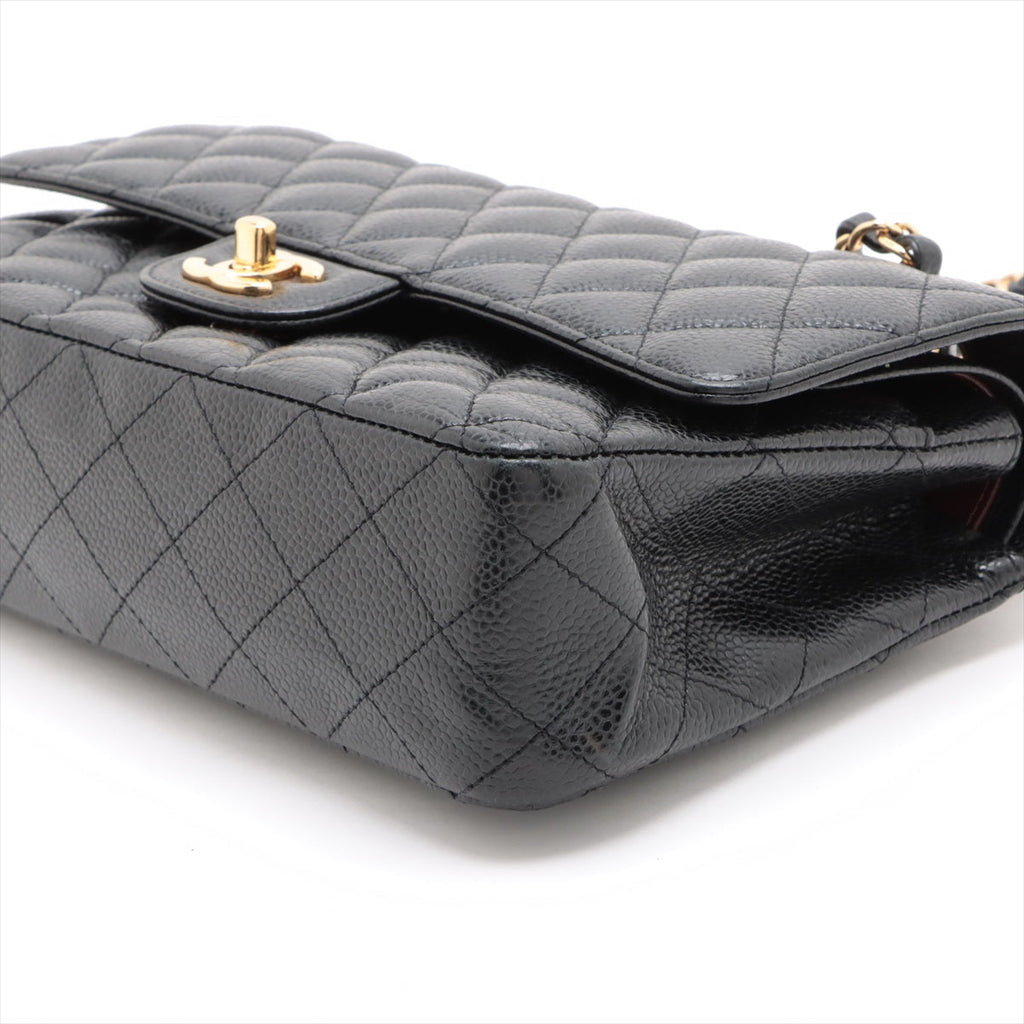 Chanel Classic Flap Medium/Large Caviar Black- Series 30