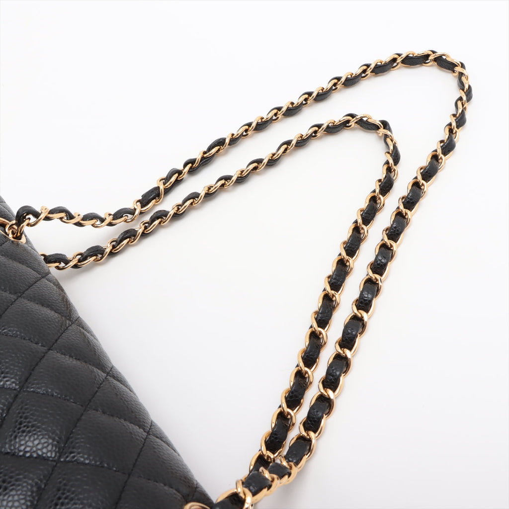 Chanel Classic Flap Medium/Large Caviar Black- Series 30