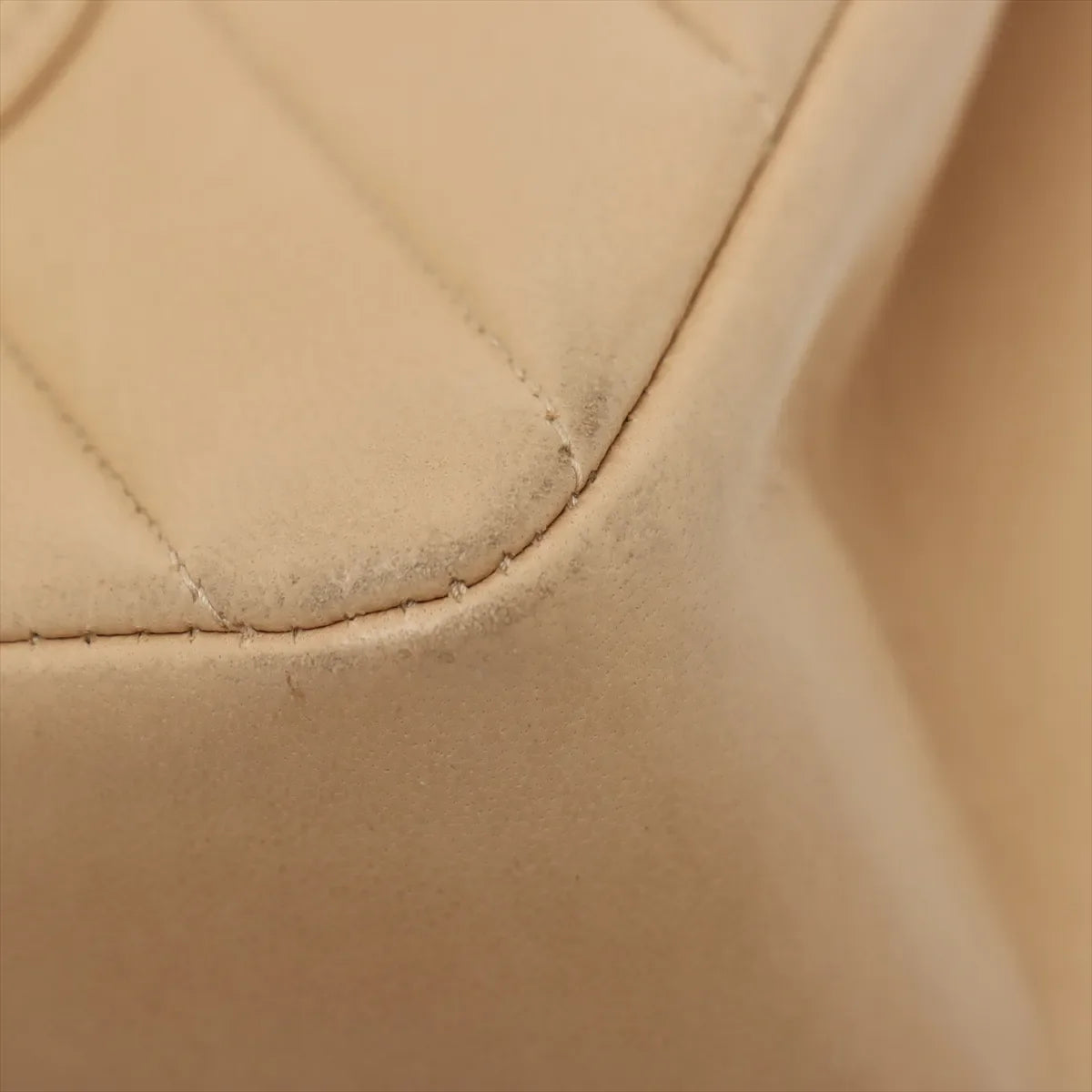 Chanel Chevron Lambskin Double Flap 24k Gold Classic Flap Beige