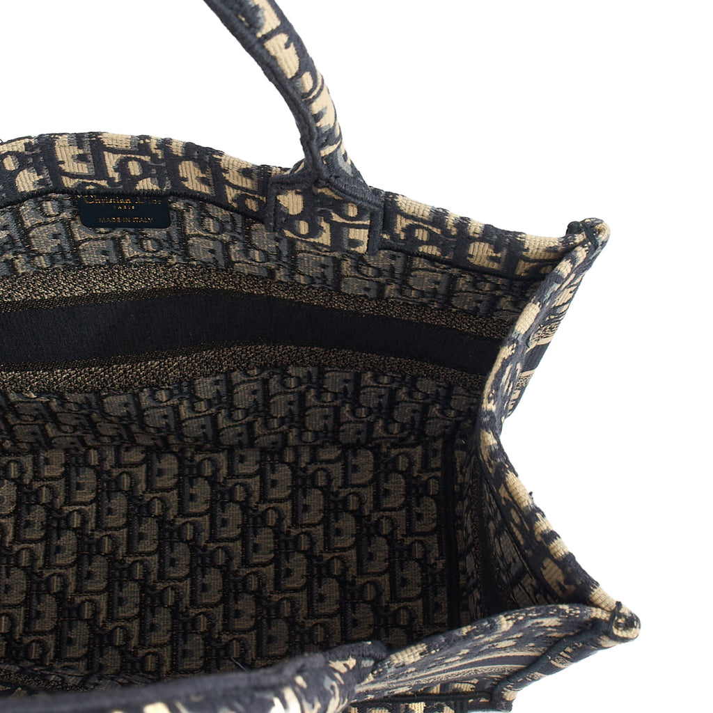 Christian Dior Tote Book Tote - Large in Blue, Fabric