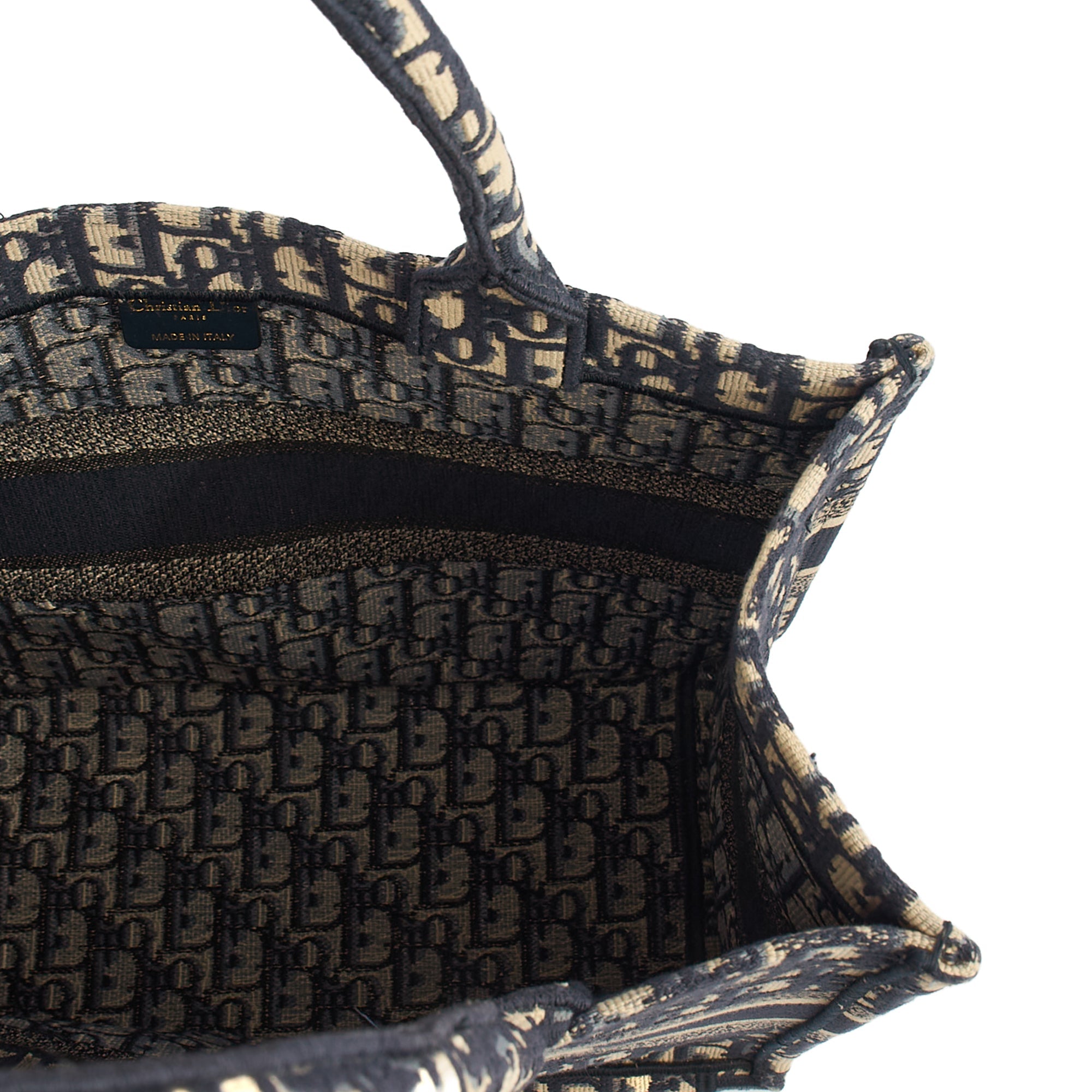 Christian Dior Tote Book Tote - Large in Blue, Fabric