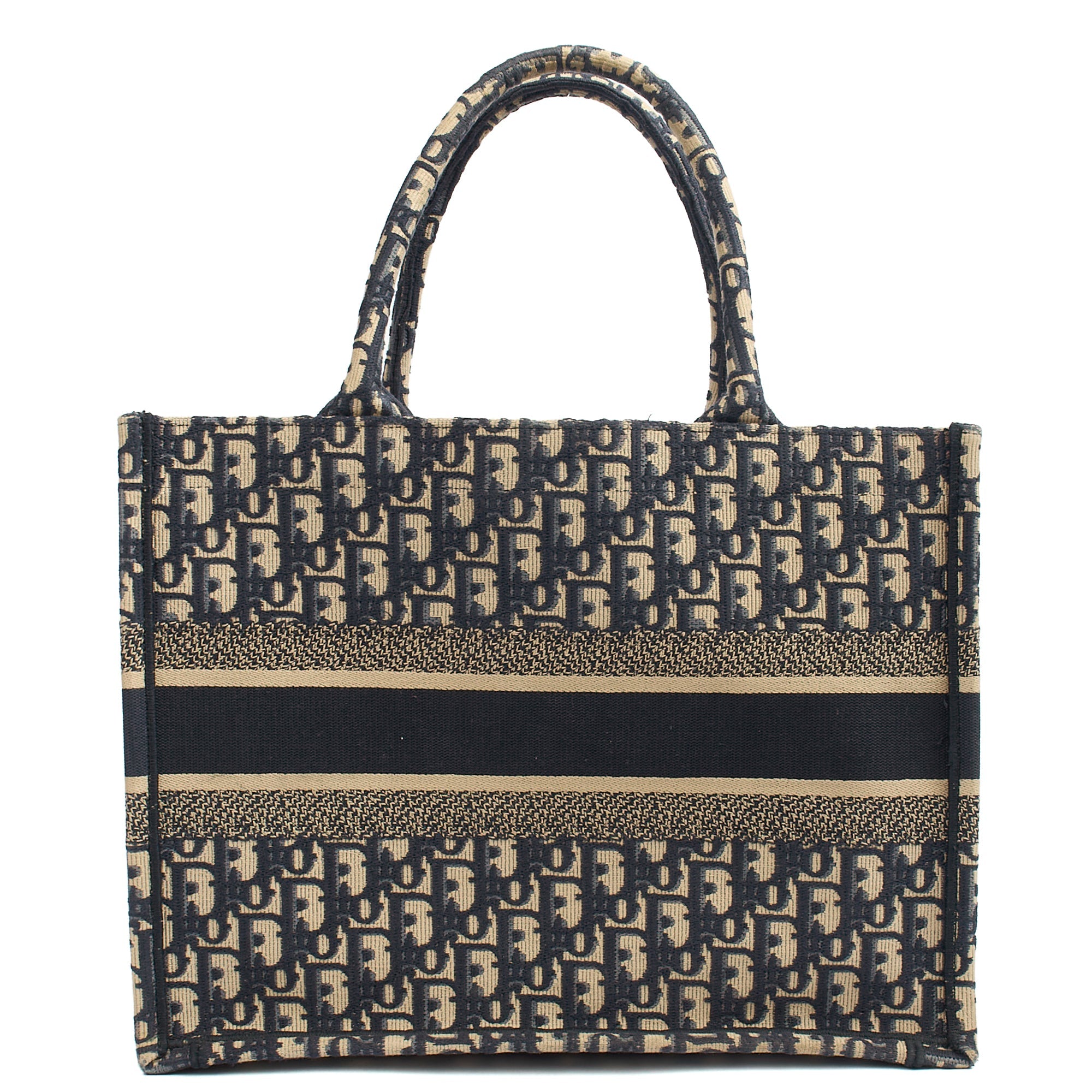 Christian Dior Tote Book Tote - Large in Blue, Fabric