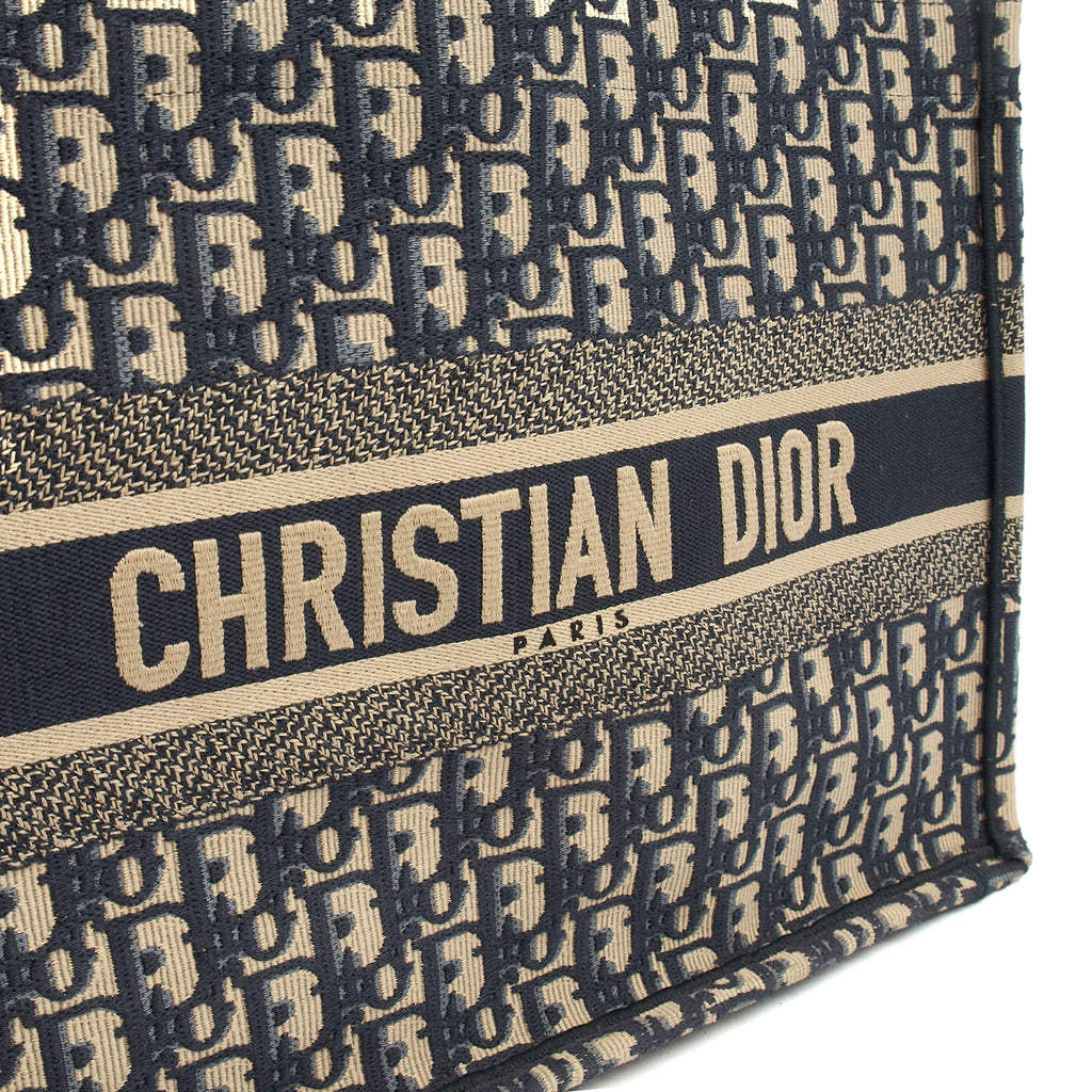 Christian Dior Tote Book Tote - Large in Blue, Fabric