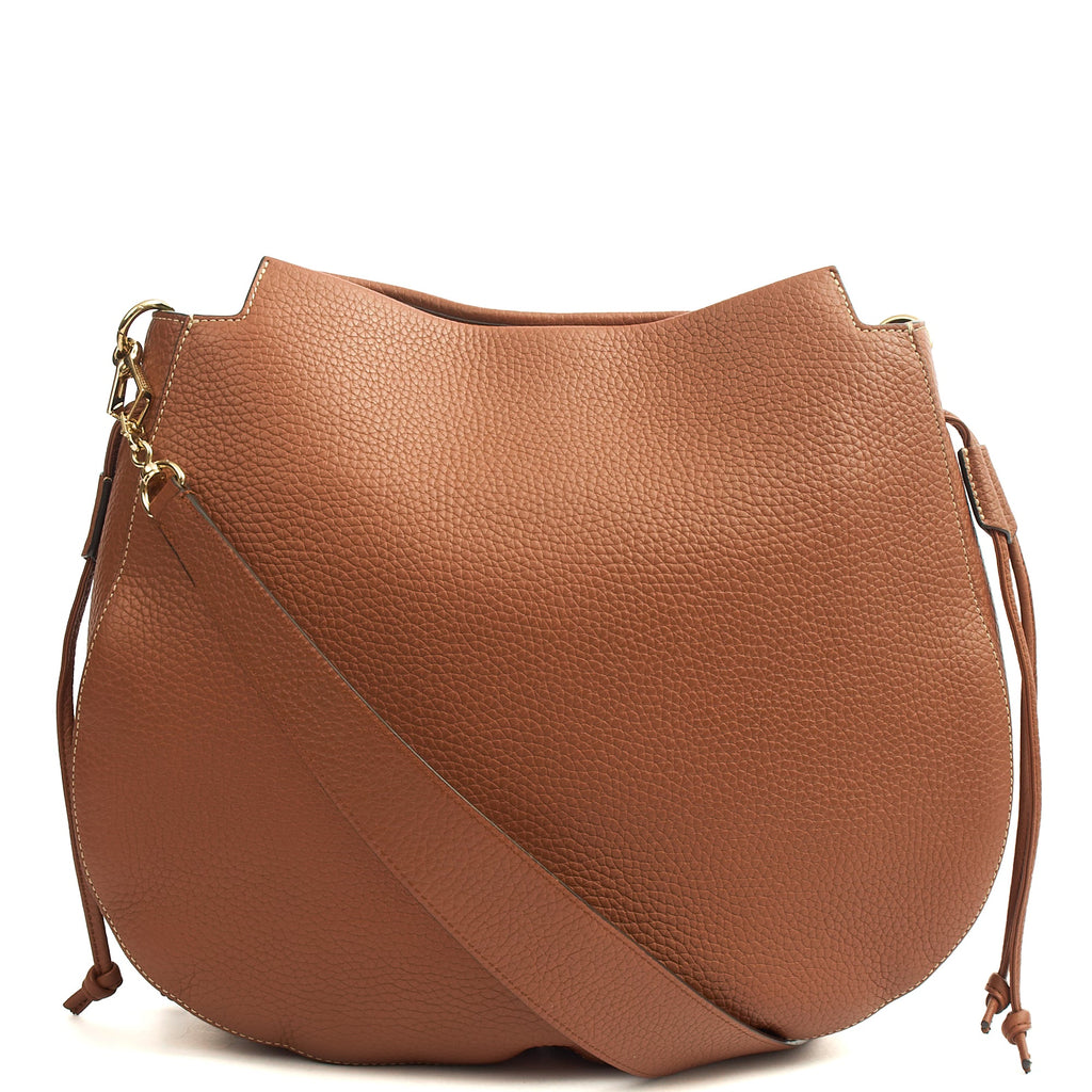 Mulberry Tote Iris Hobo in Oak, Calfskin Leather