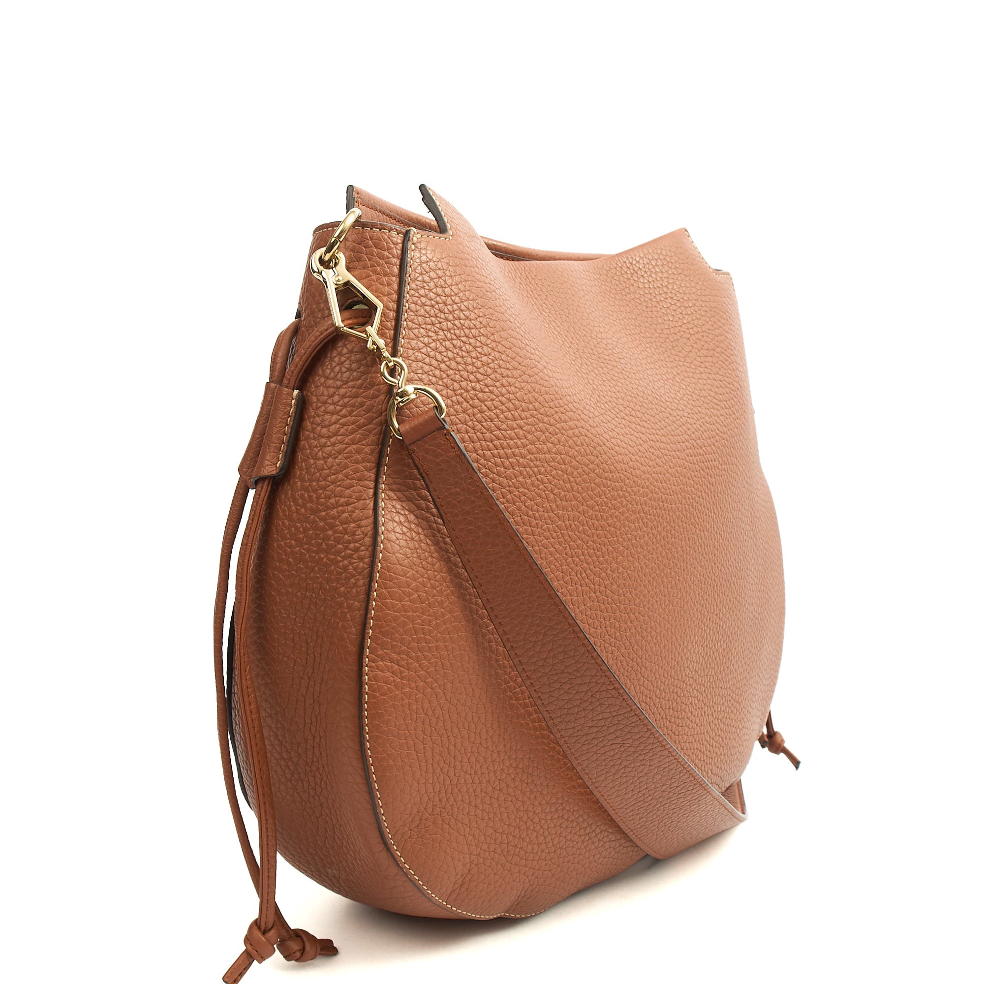 Mulberry Tote Iris Hobo in Oak, Calfskin Leather
