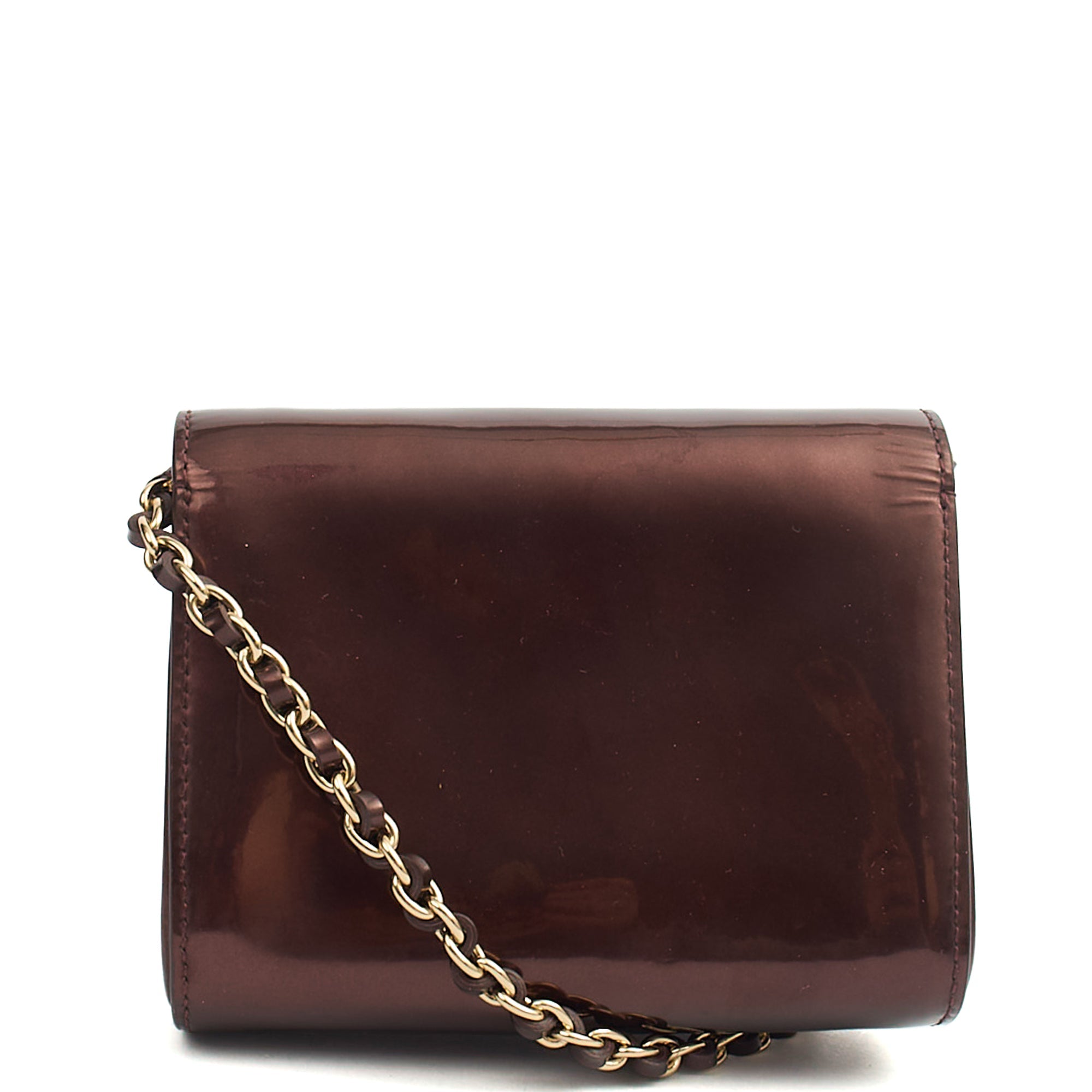 Mulberry Cross Body Lily - Mini  in Purple, Patent Leather