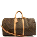 Louis Vuitton Soft Sided Keepall 55 Bandouliere in Monogram, Canvas