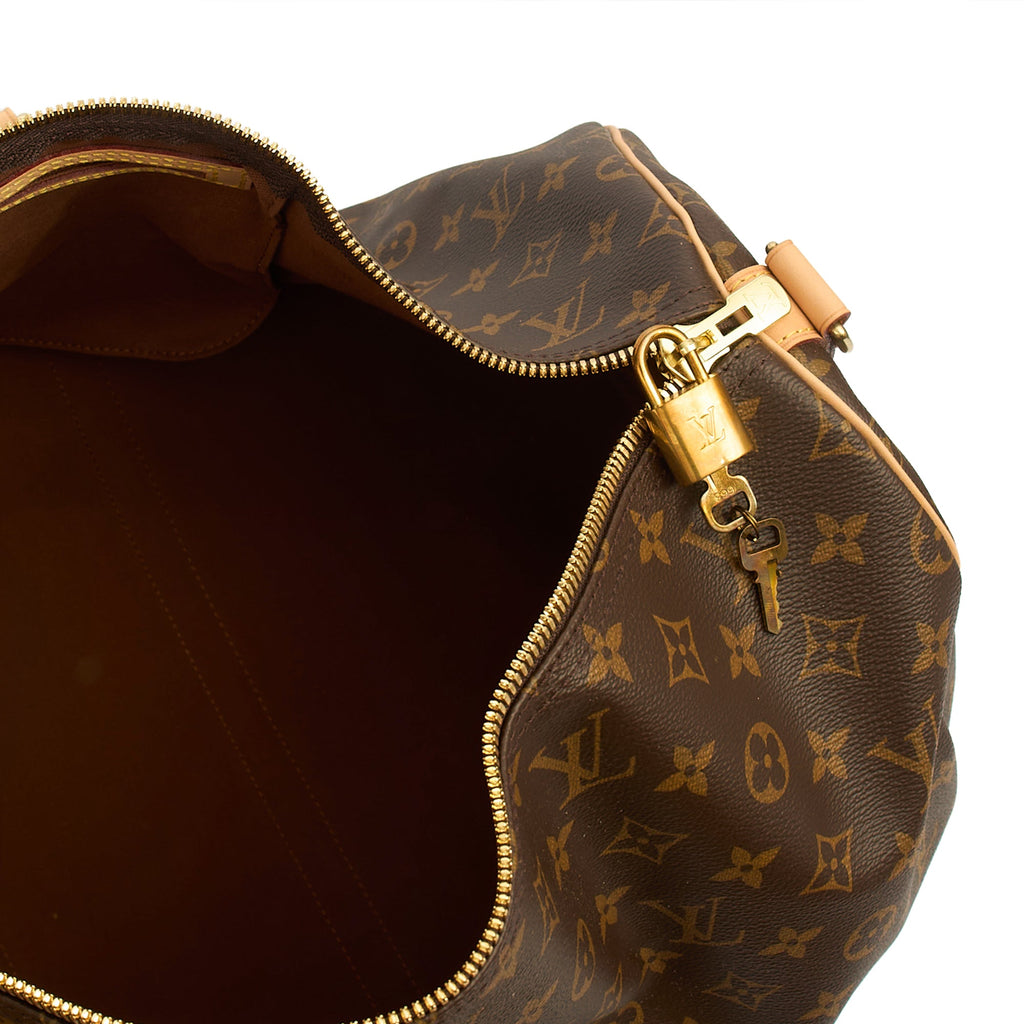 Louis Vuitton Soft Sided Keepall 55 Bandouliere in Monogram, Canvas