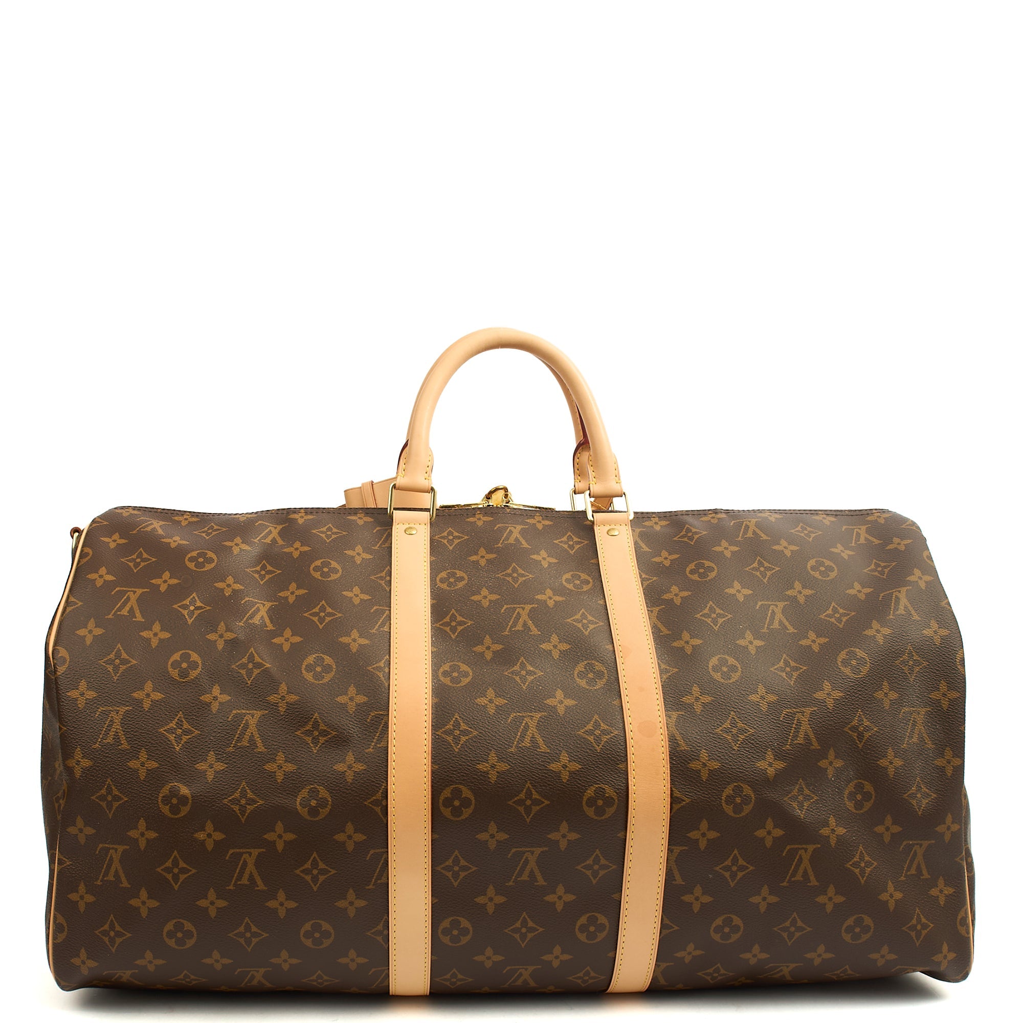 Louis Vuitton Soft Sided Keepall 55 Bandouliere in Monogram, Canvas