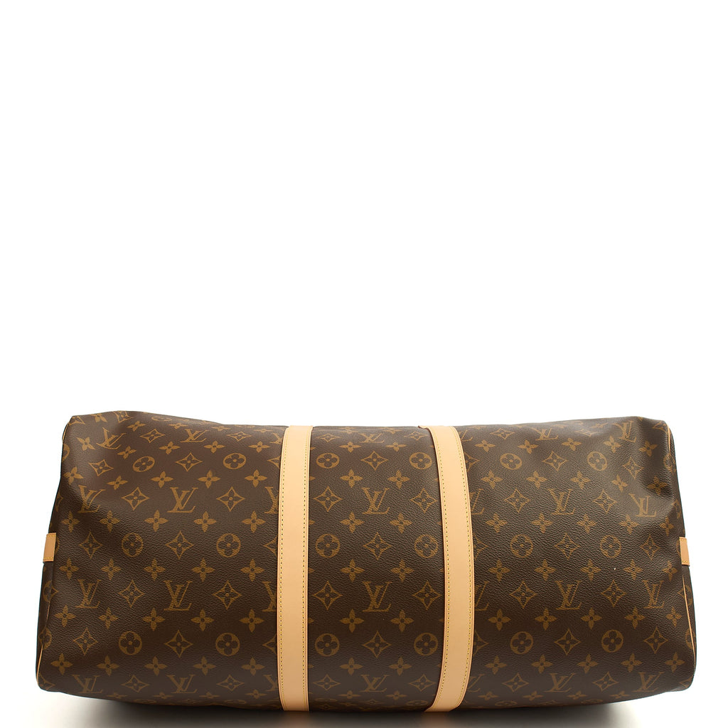 Louis Vuitton Soft Sided Keepall 55 Bandouliere in Monogram, Canvas