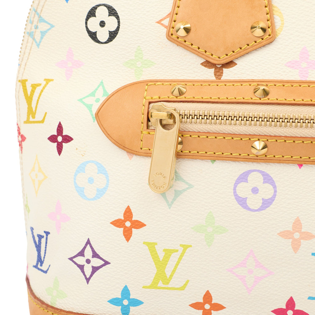 Louis Vuitton Top Handle Alma MM in Multicolor Monogram, Canvas