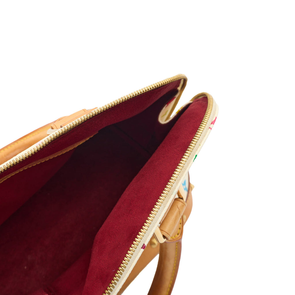 Louis Vuitton Top Handle Alma MM in Multicolor Monogram, Canvas