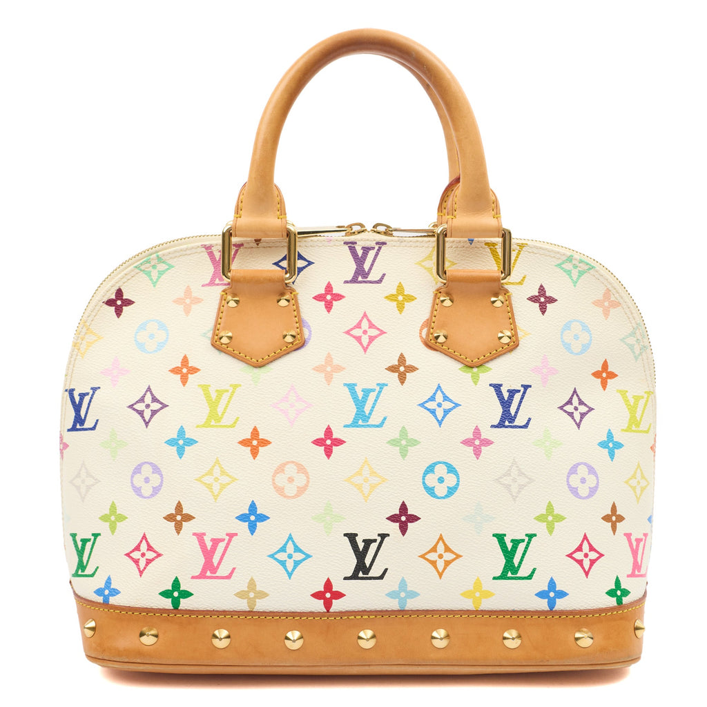 Louis Vuitton Top Handle Alma MM in Multicolor Monogram, Canvas