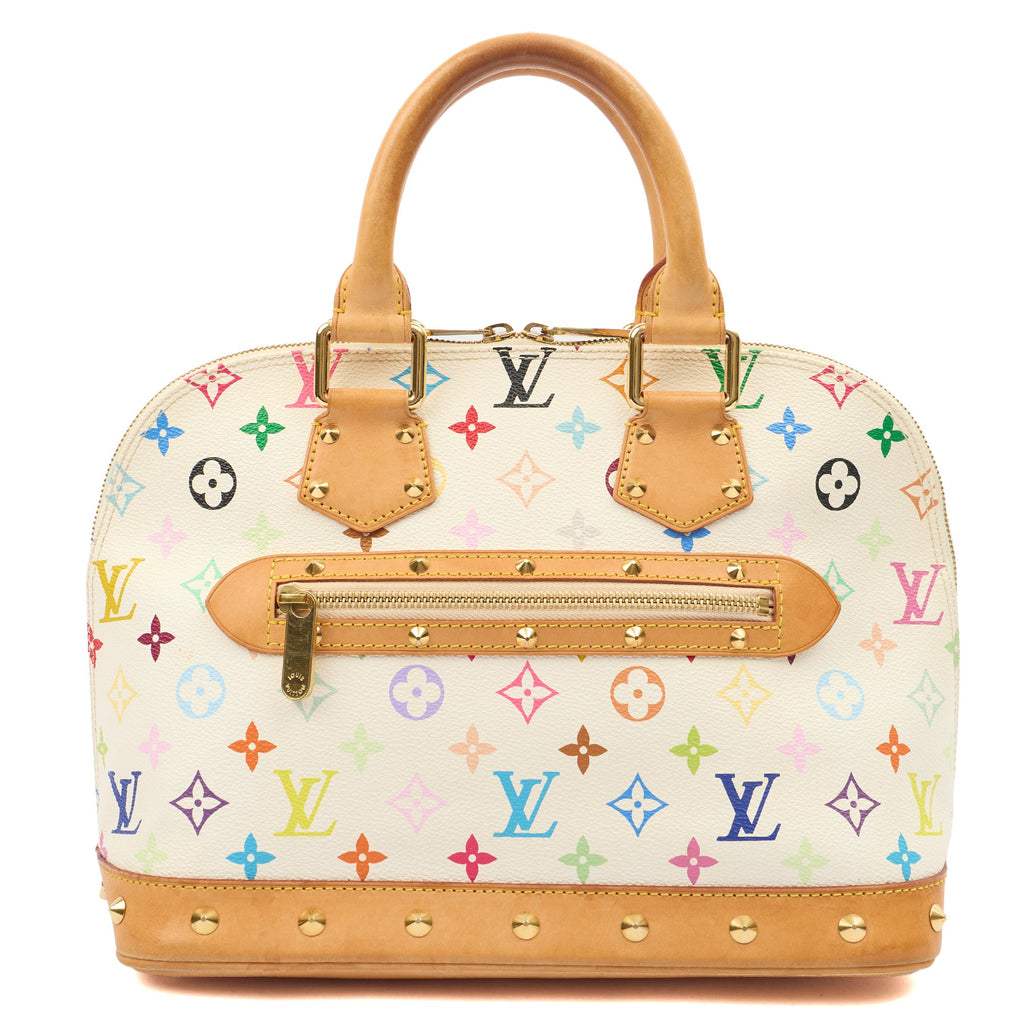 Louis Vuitton Top Handle Alma MM in Multicolor Monogram, Canvas