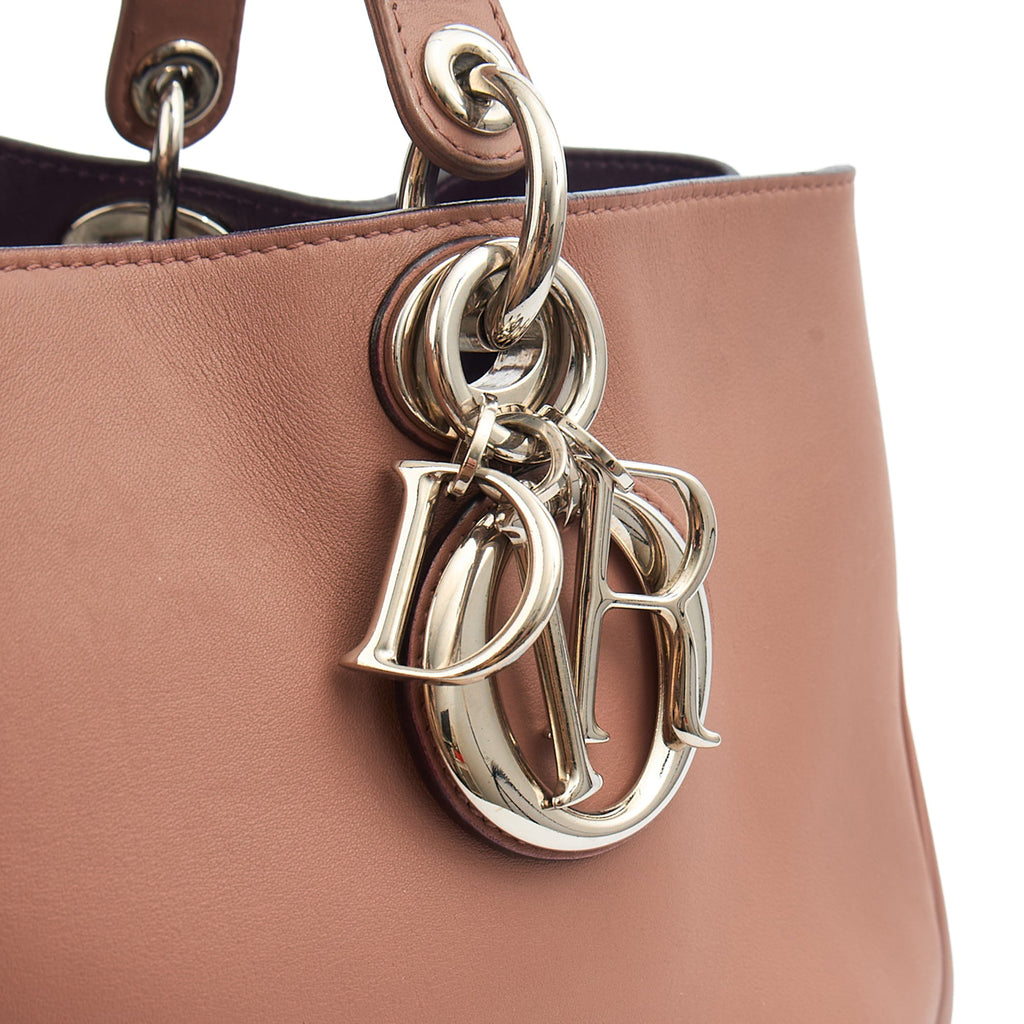 Christian Dior Tote Diorissimo - Medium in Pink, Leather