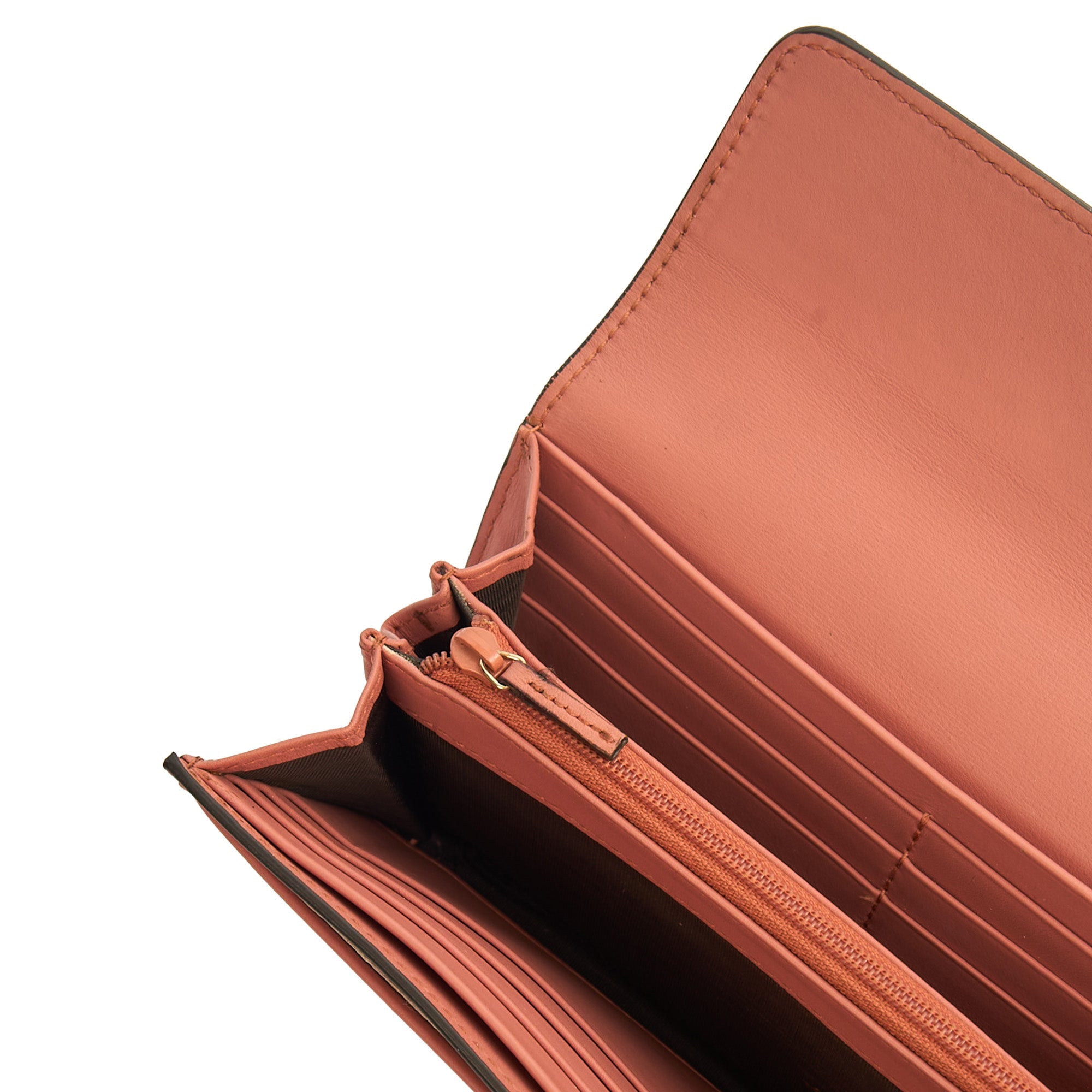 Gucci Purse Continental Wallet in Pink, Leather