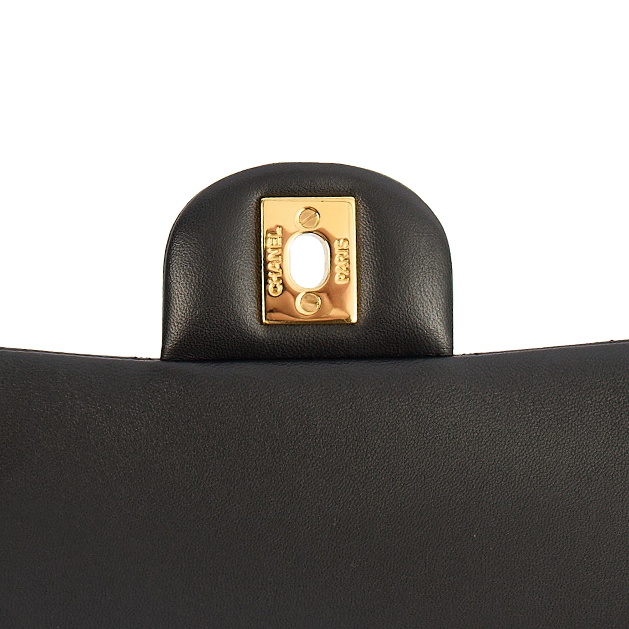 Chanel Classic Double Flap - Medium in Black, Lambskin Leather