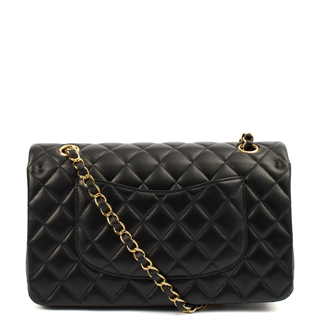 Chanel Classic Double Flap - Medium in Black, Lambskin Leather