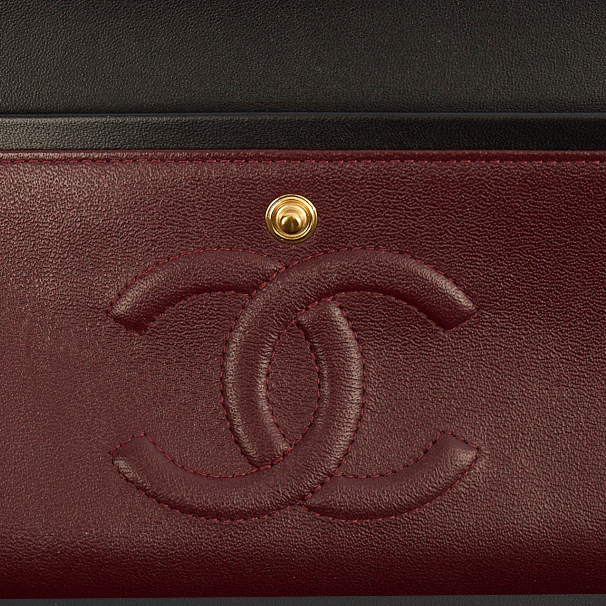 Chanel Classic Double Flap - Medium in Black, Lambskin Leather