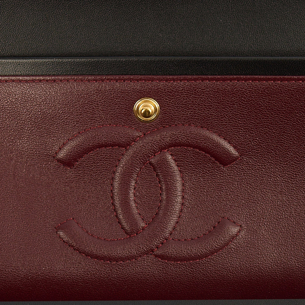 Chanel Classic Double Flap - Medium in Black, Lambskin Leather