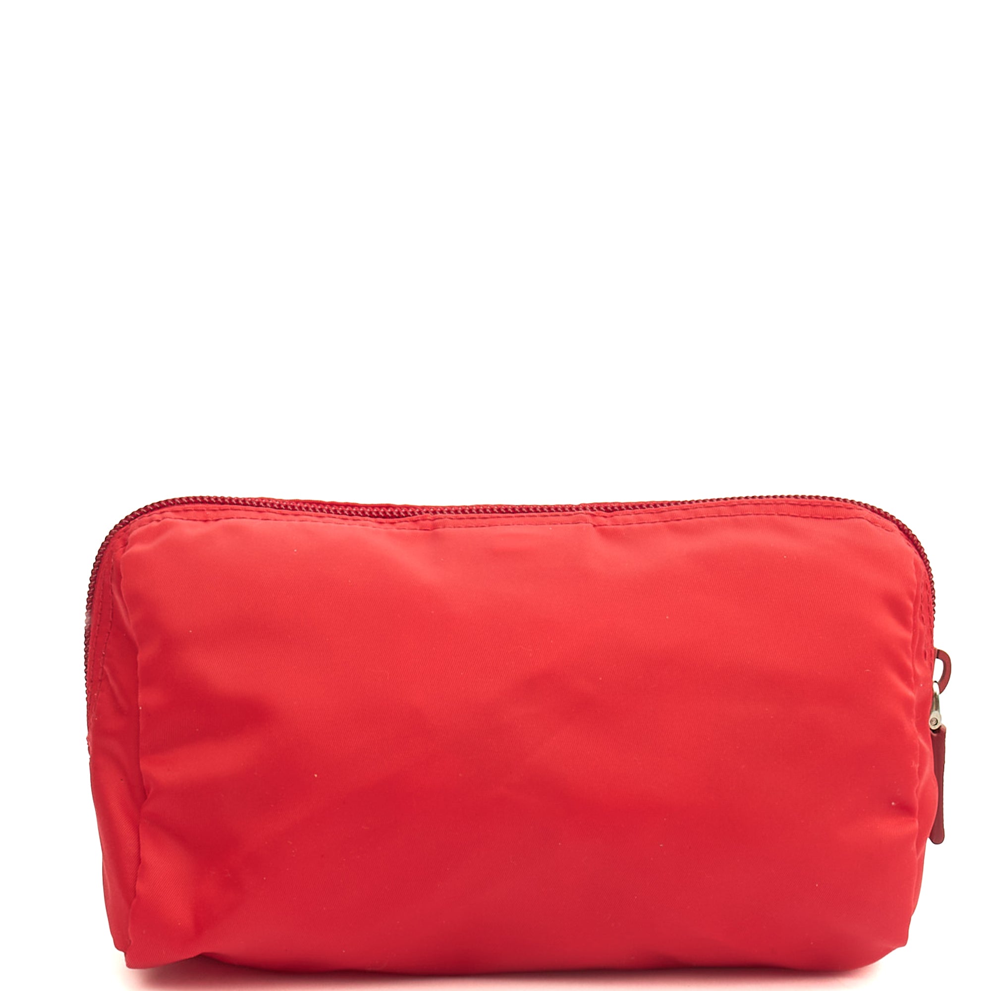 Prada Clutch Pouch in Red, Nylon