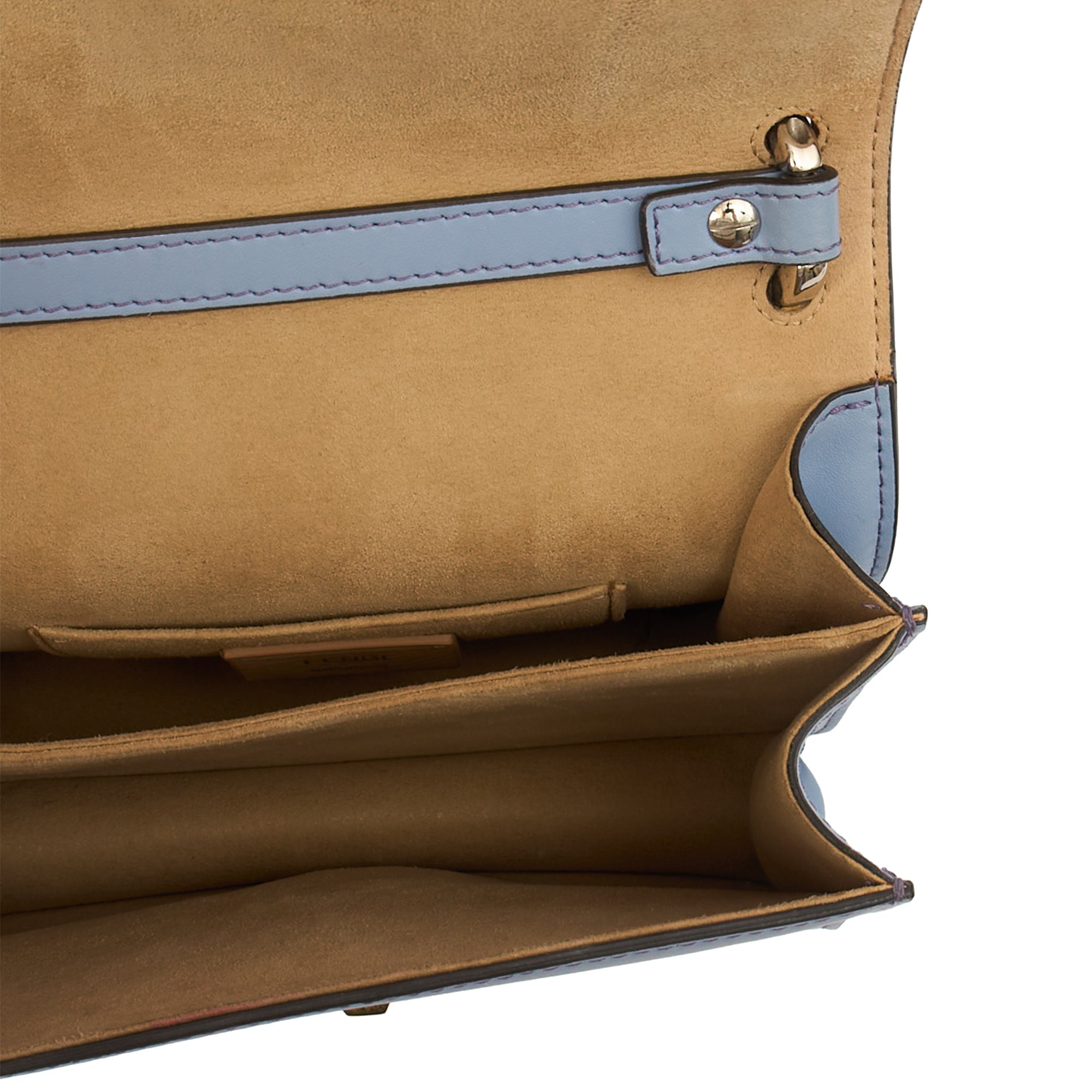 Fendi Shoulder Bag Kan I - Small in Blue, Leather
