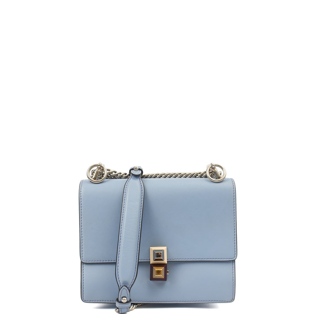 Fendi Shoulder Bag Kan I - Small in Blue, Leather