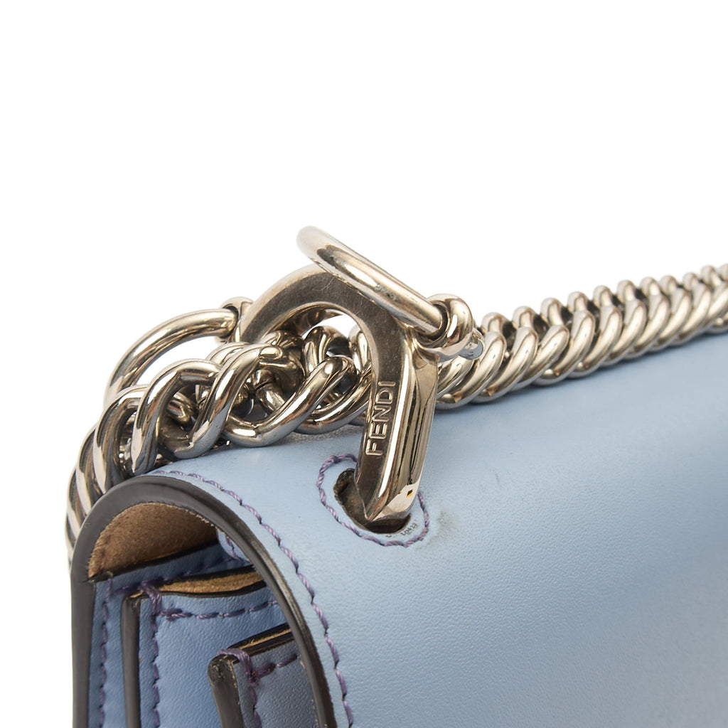 Fendi Shoulder Bag Kan I - Small in Blue, Leather