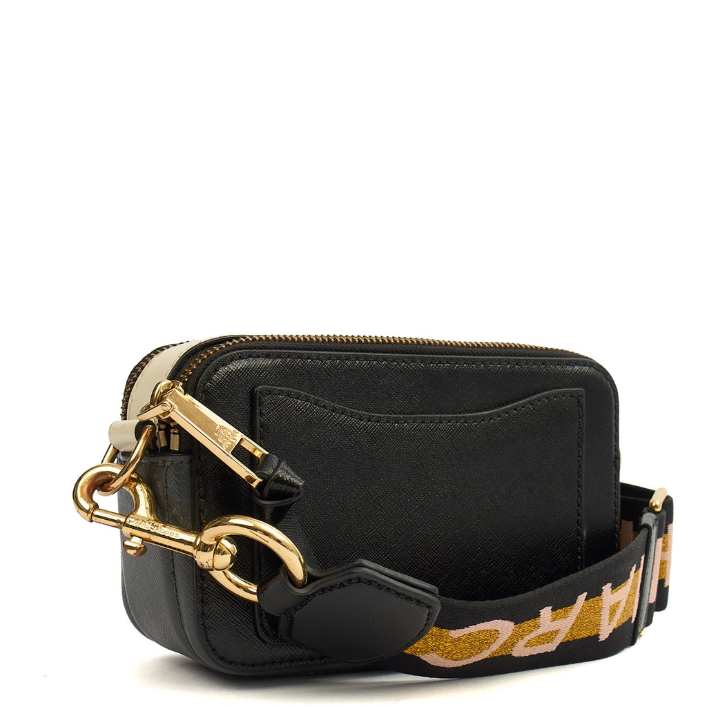 Marc Jacobs Cross Body Snapshot in Black, Leather