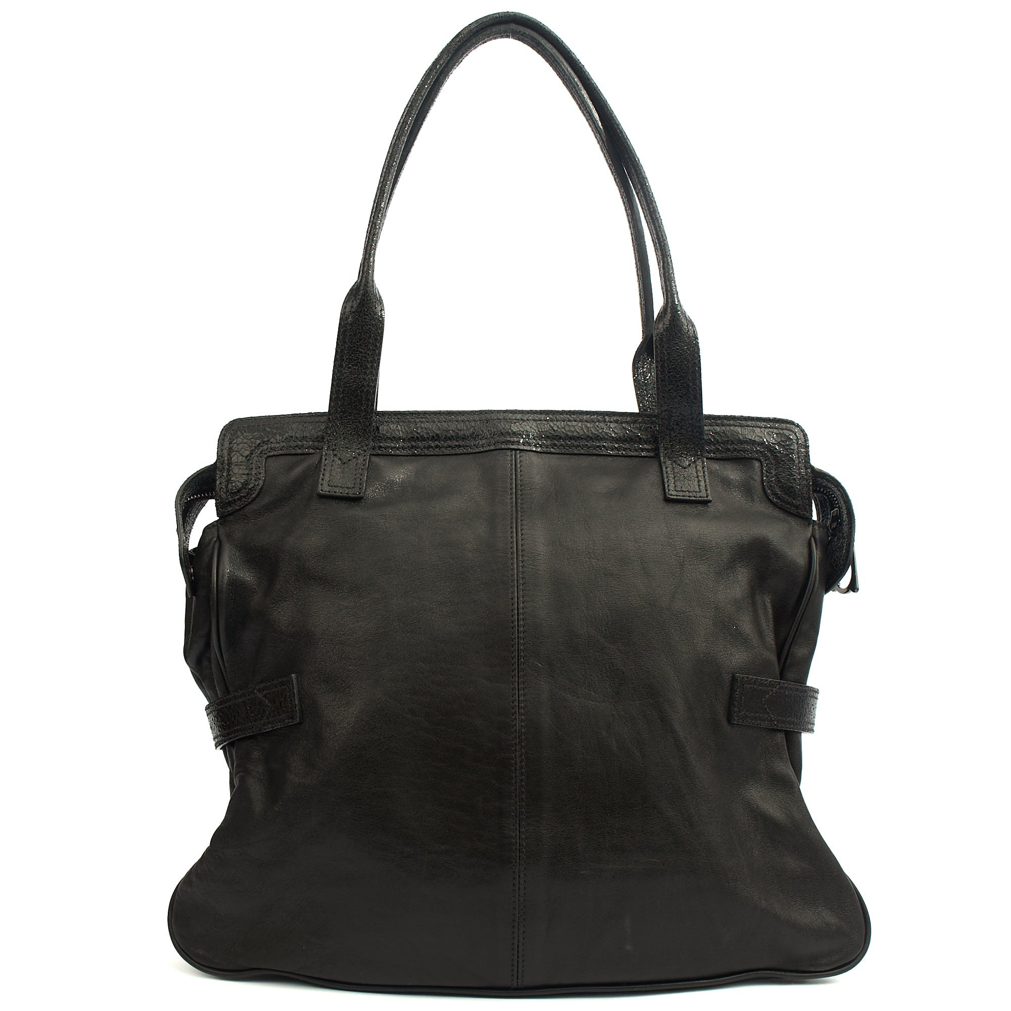 Mulberry Shoulder Bag Maggie Tote in Black, Leather