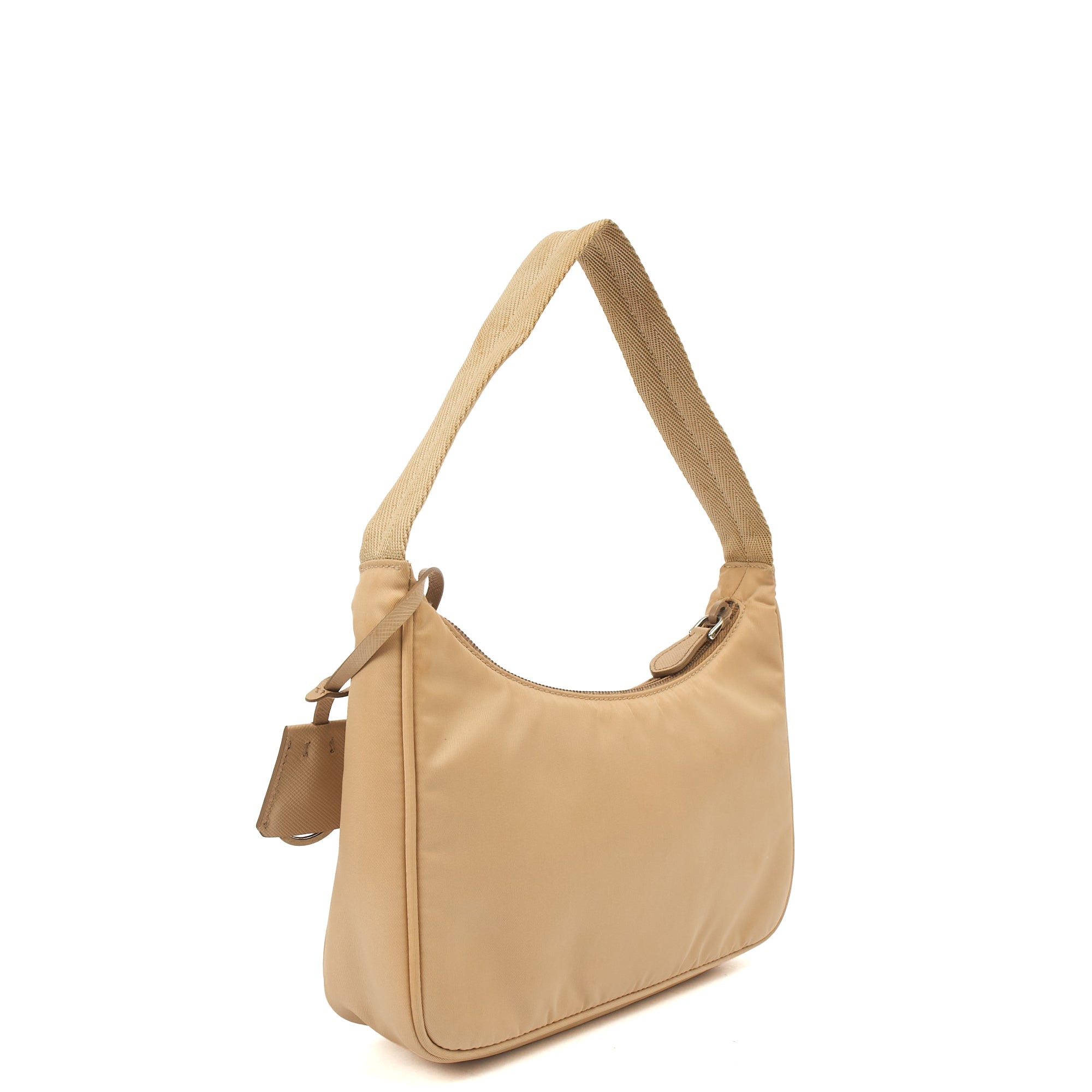 Prada Mini Bag Re-edition 2000 Nylon Mini Bag in Neutral, Nylon