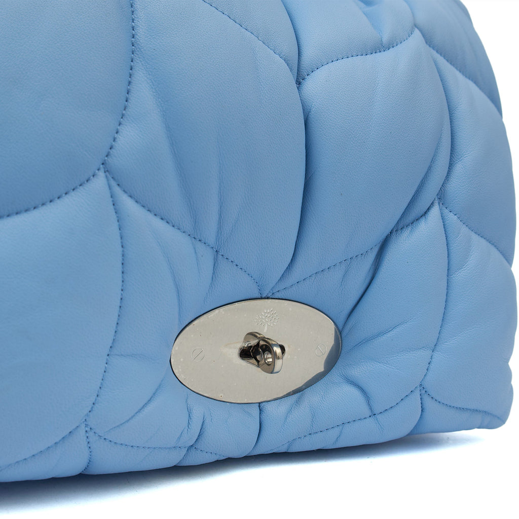 Mulberry Shoulder Bag Little Softie in Blue, Calfskin Leather