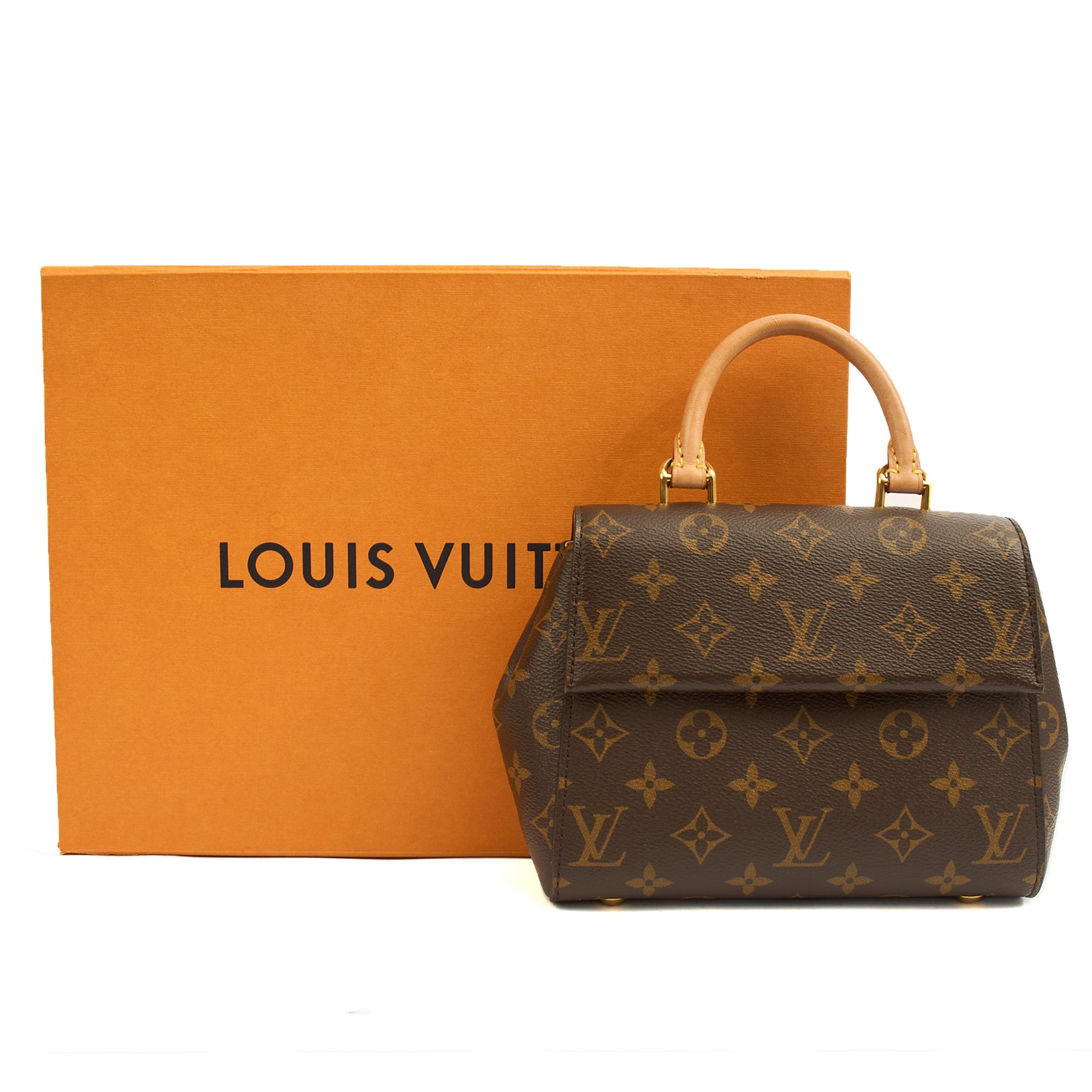 Louis Vuitton Top Handle Cluny MM in Monogram, Canvas