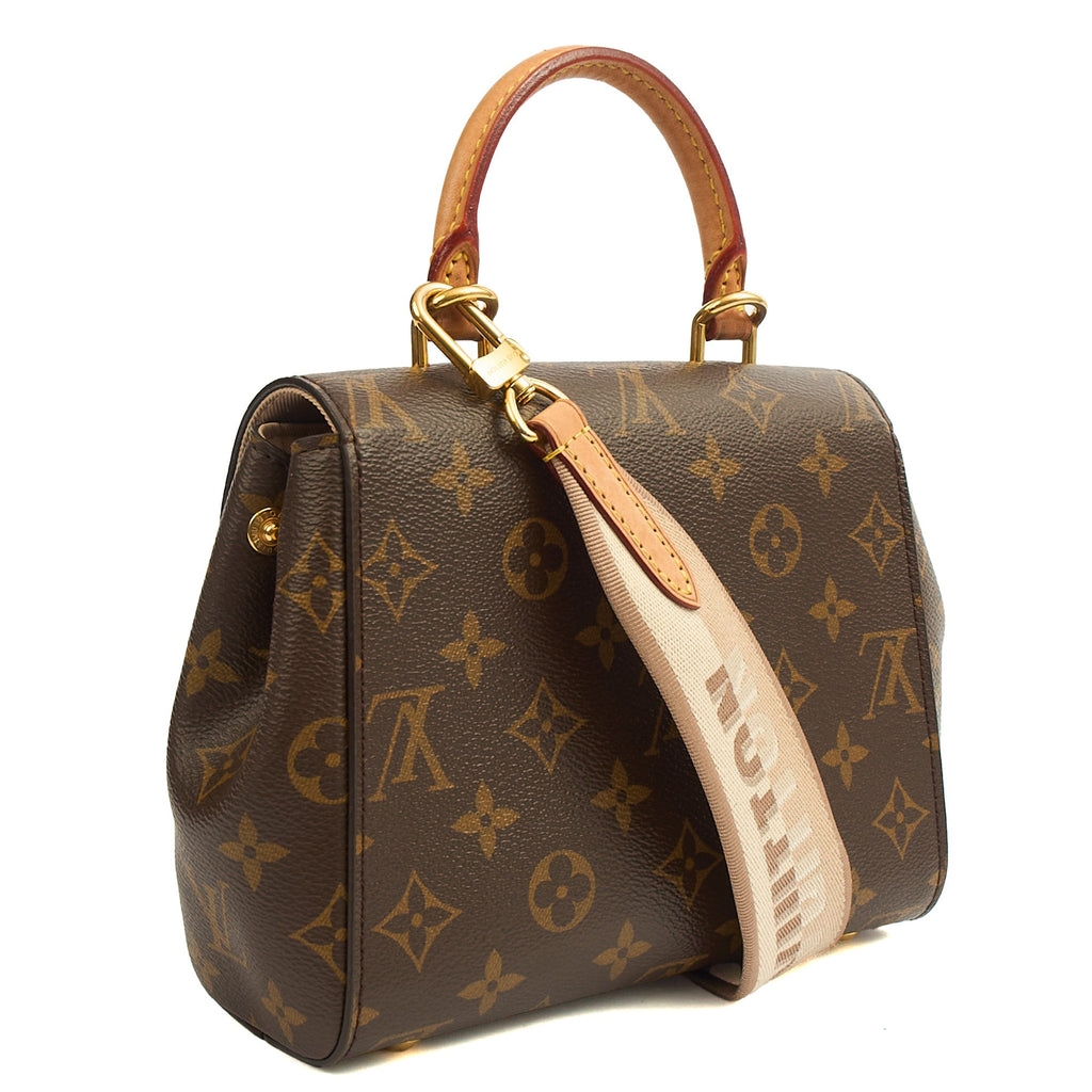 Louis Vuitton Top Handle Cluny MM in Monogram, Canvas
