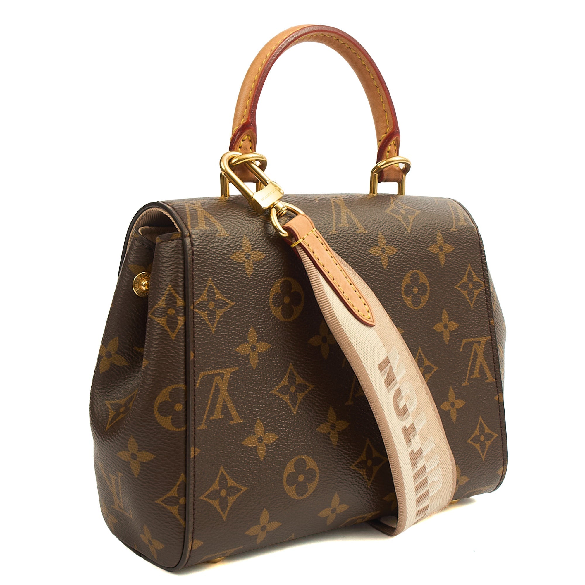 Louis Vuitton Top Handle Cluny MM in Monogram, Canvas