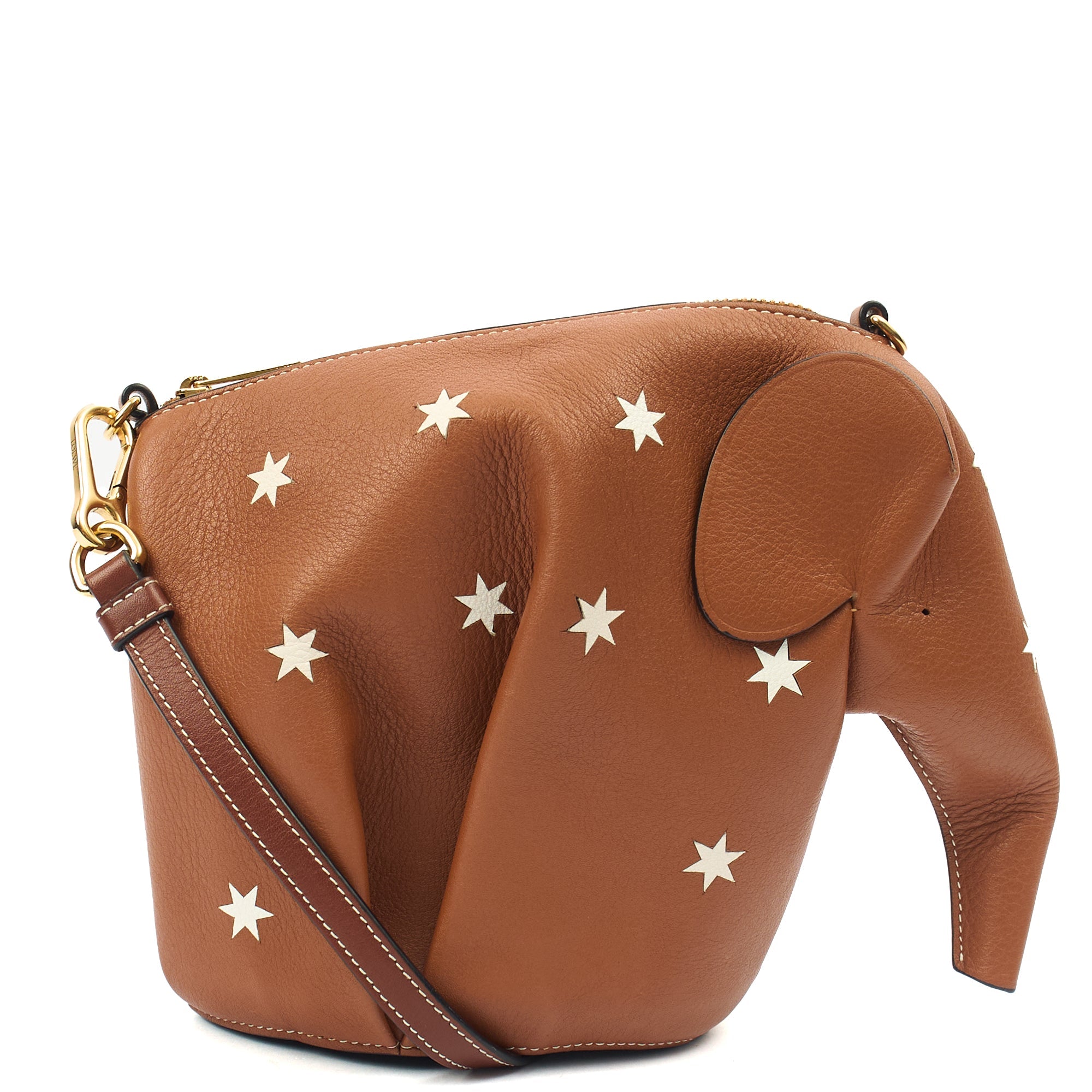 Loewe Cross Body Elephant Crossbody - Mini in Brown, invalid