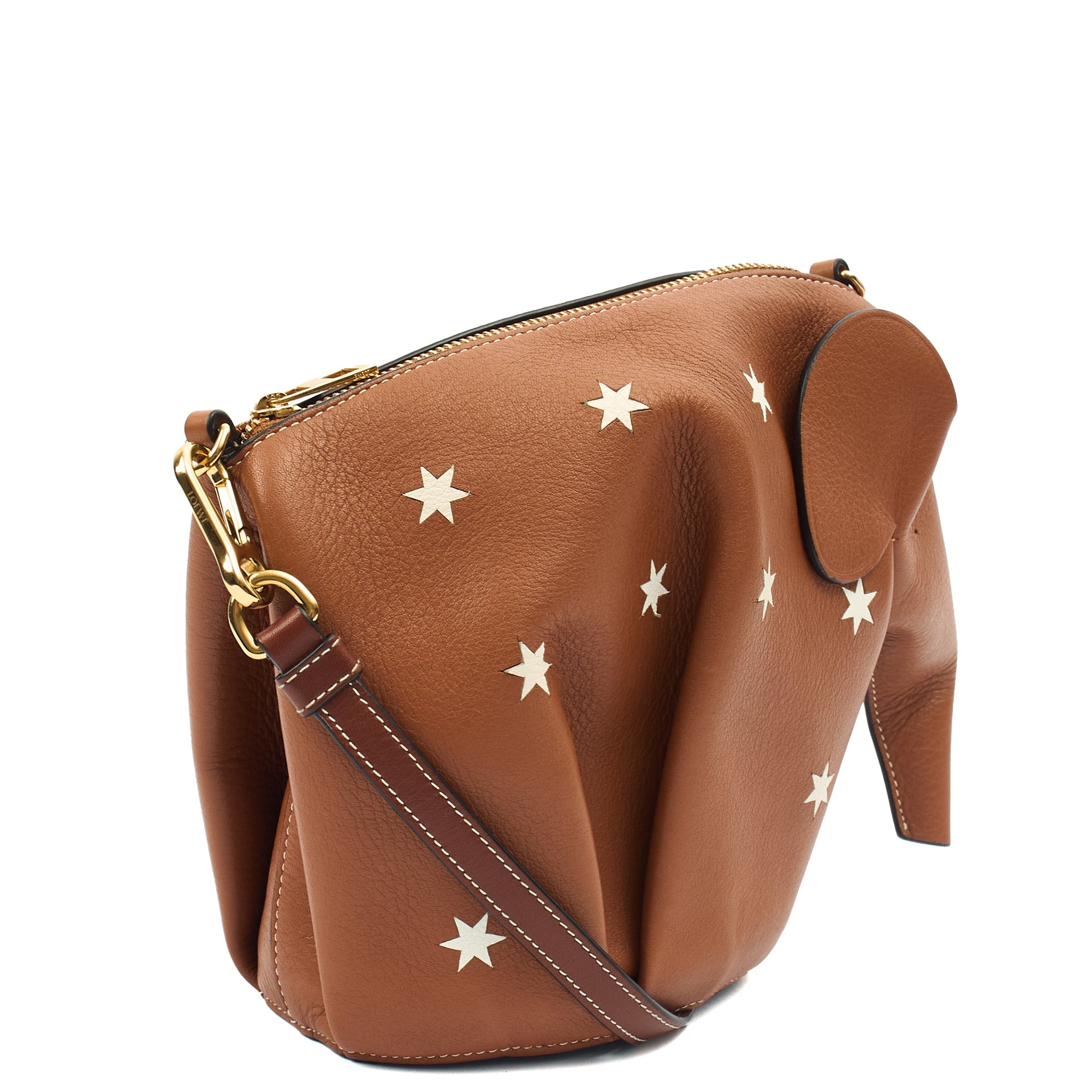 Loewe Cross Body Elephant Crossbody - Mini in Brown, invalid