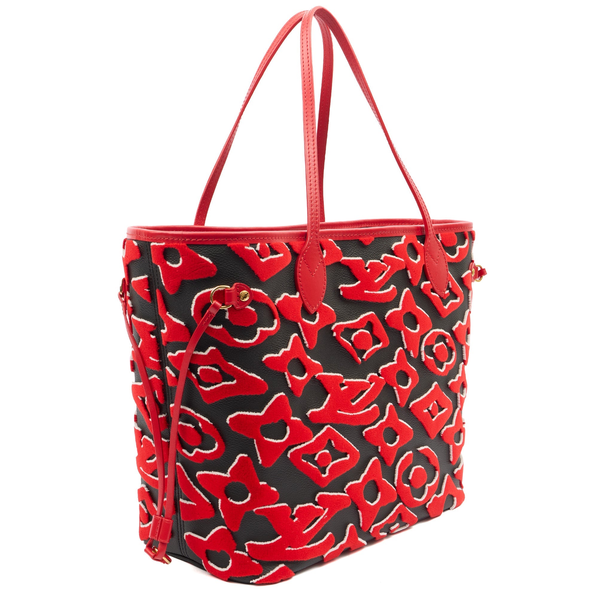 Louis Vuitton Tote Neverfull MM in Black, Leather