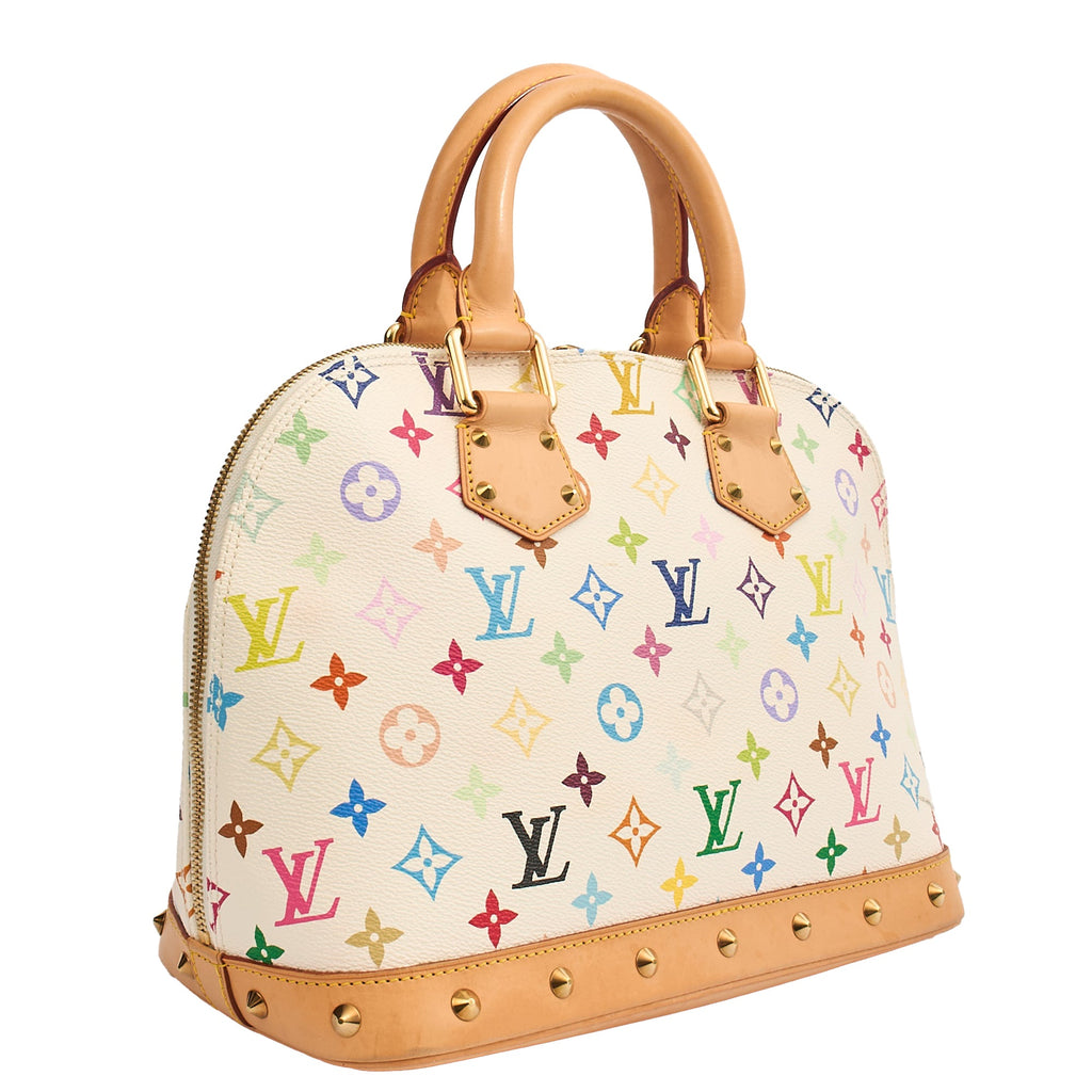 Louis Vuitton Tote Alma MM in Multicolor Monogram, Canvas