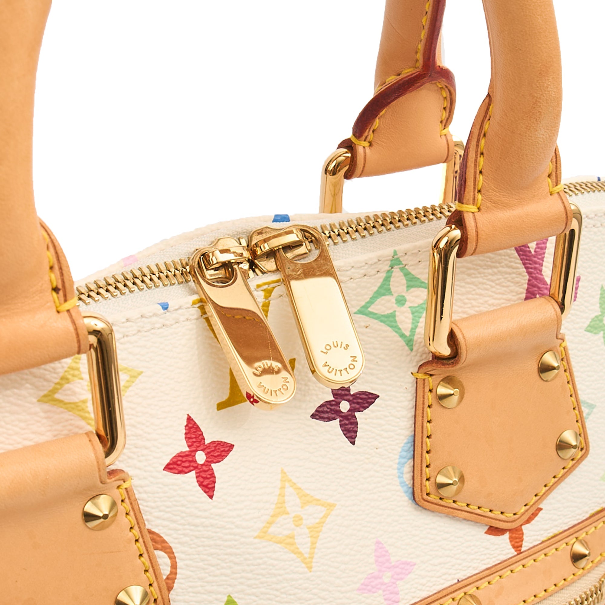 Louis Vuitton Tote Alma MM in Multicolor Monogram, Canvas