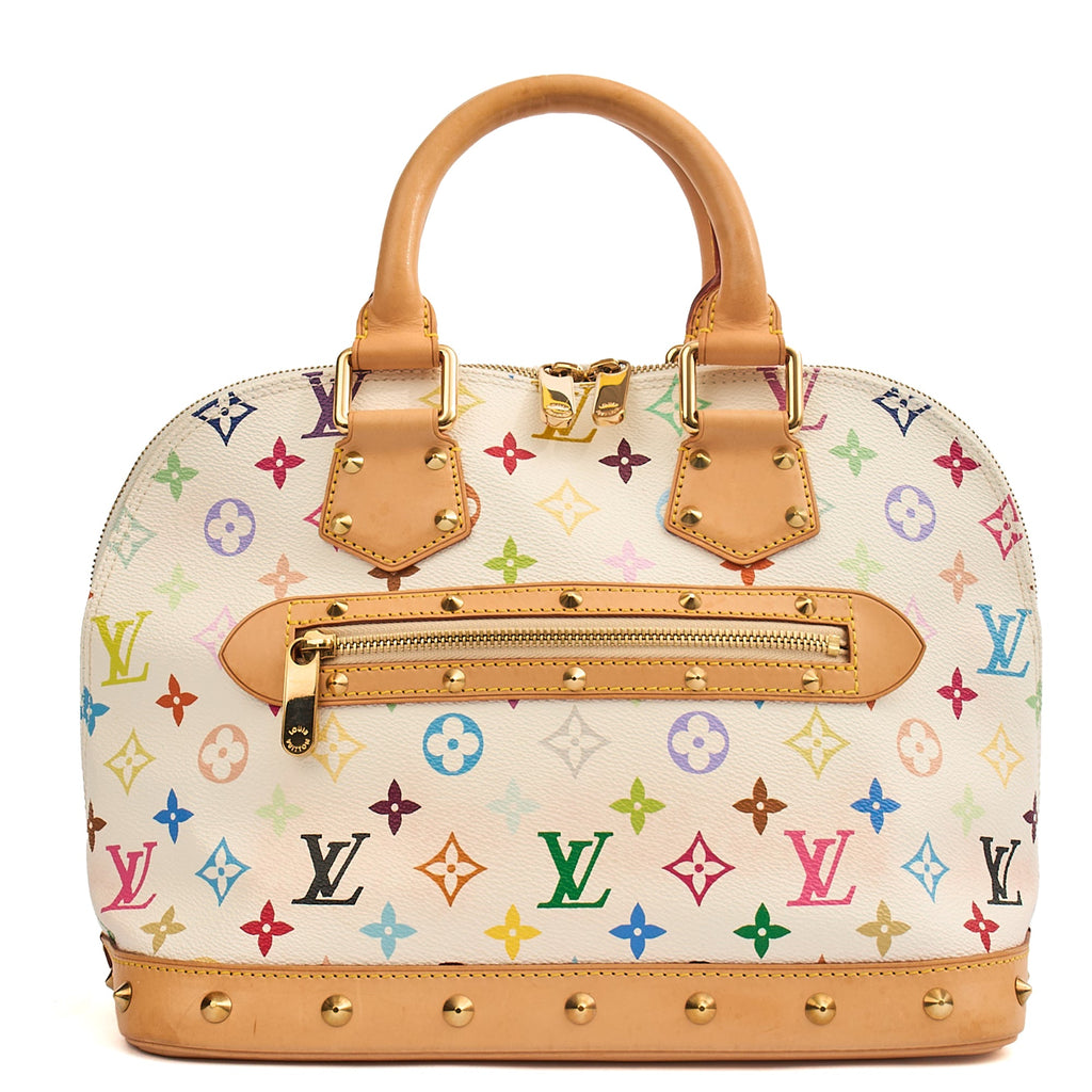 Louis Vuitton Tote Alma MM in Multicolor Monogram, Canvas