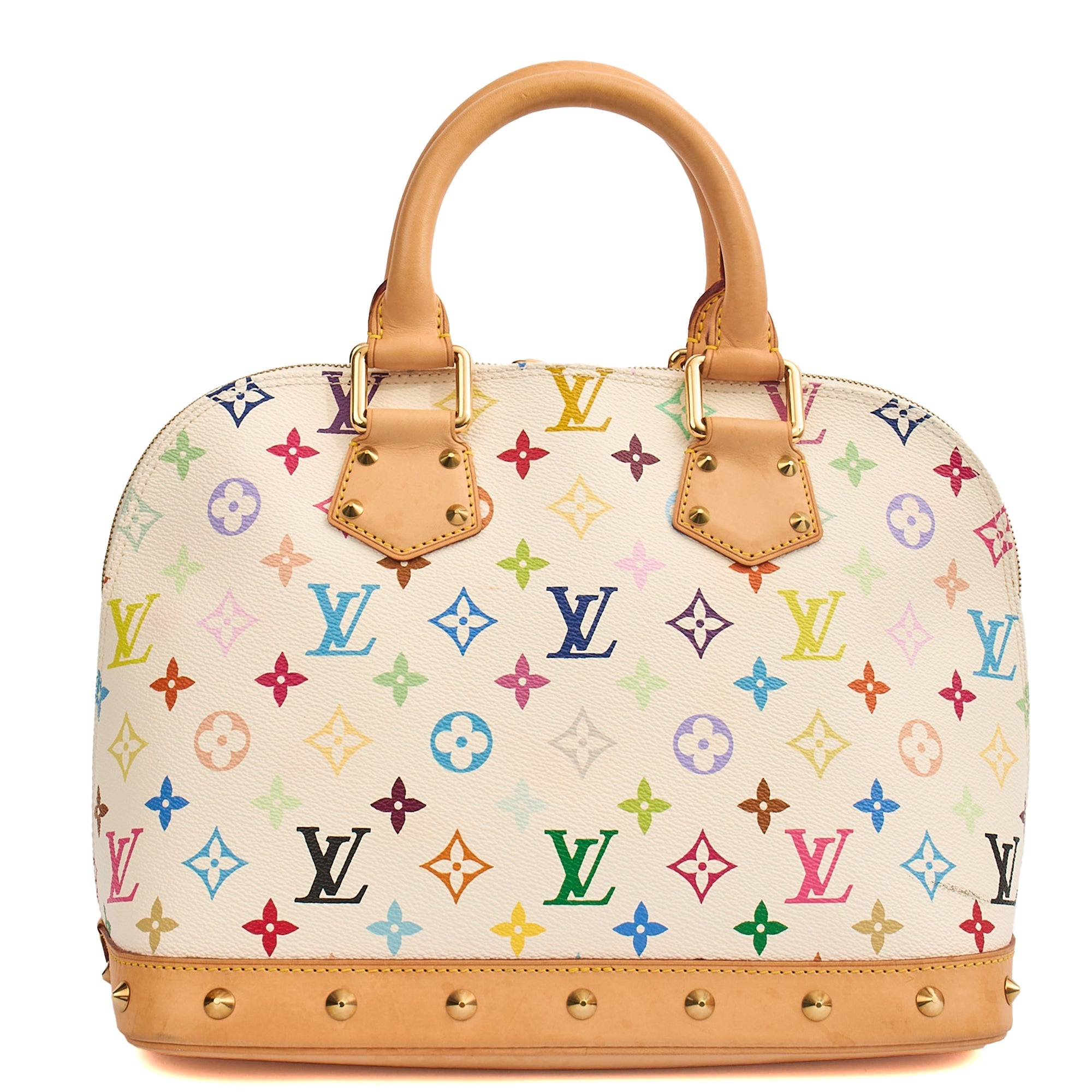 Louis Vuitton Tote Alma MM in Multicolor Monogram, Canvas