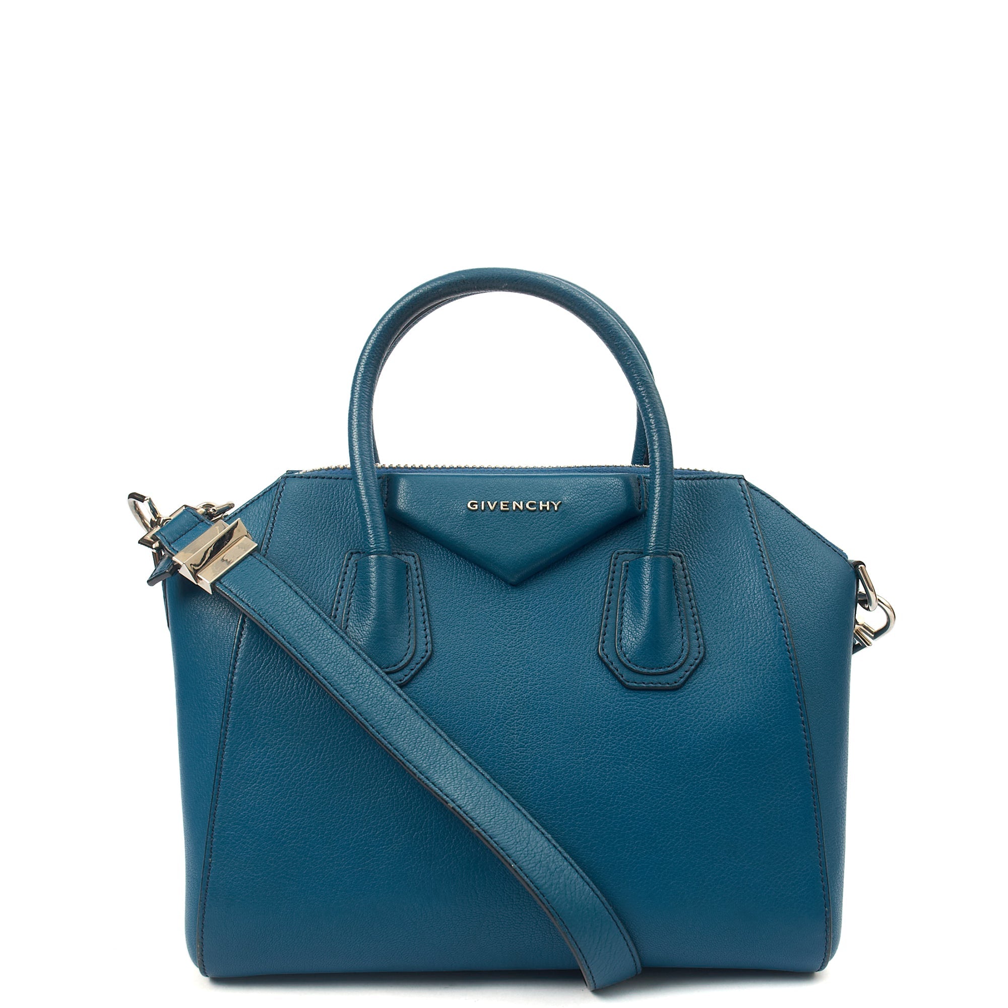 Givenchy Top Handle Antigona - Small in Blue, Leather